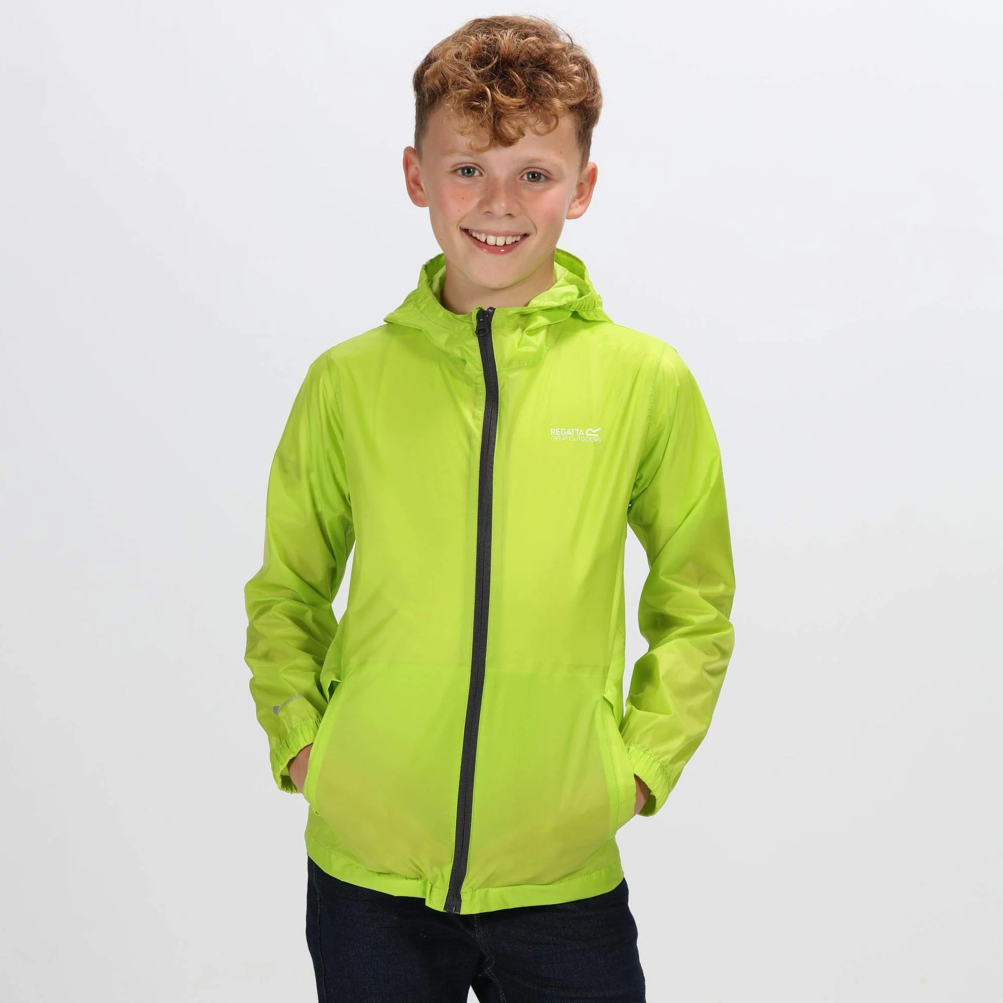 Regatta Kid Pack It III Chaqueta ligera impermeable transpirable sin forro