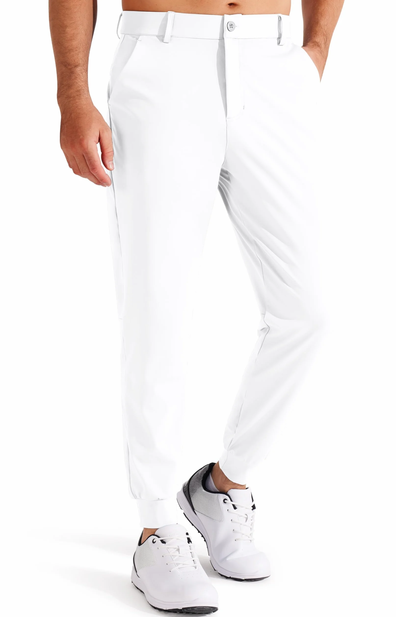 Libin Pantalón de Golf Hombre Jogging Elásticos 4 Direcciones Deportivos con Bolsillo