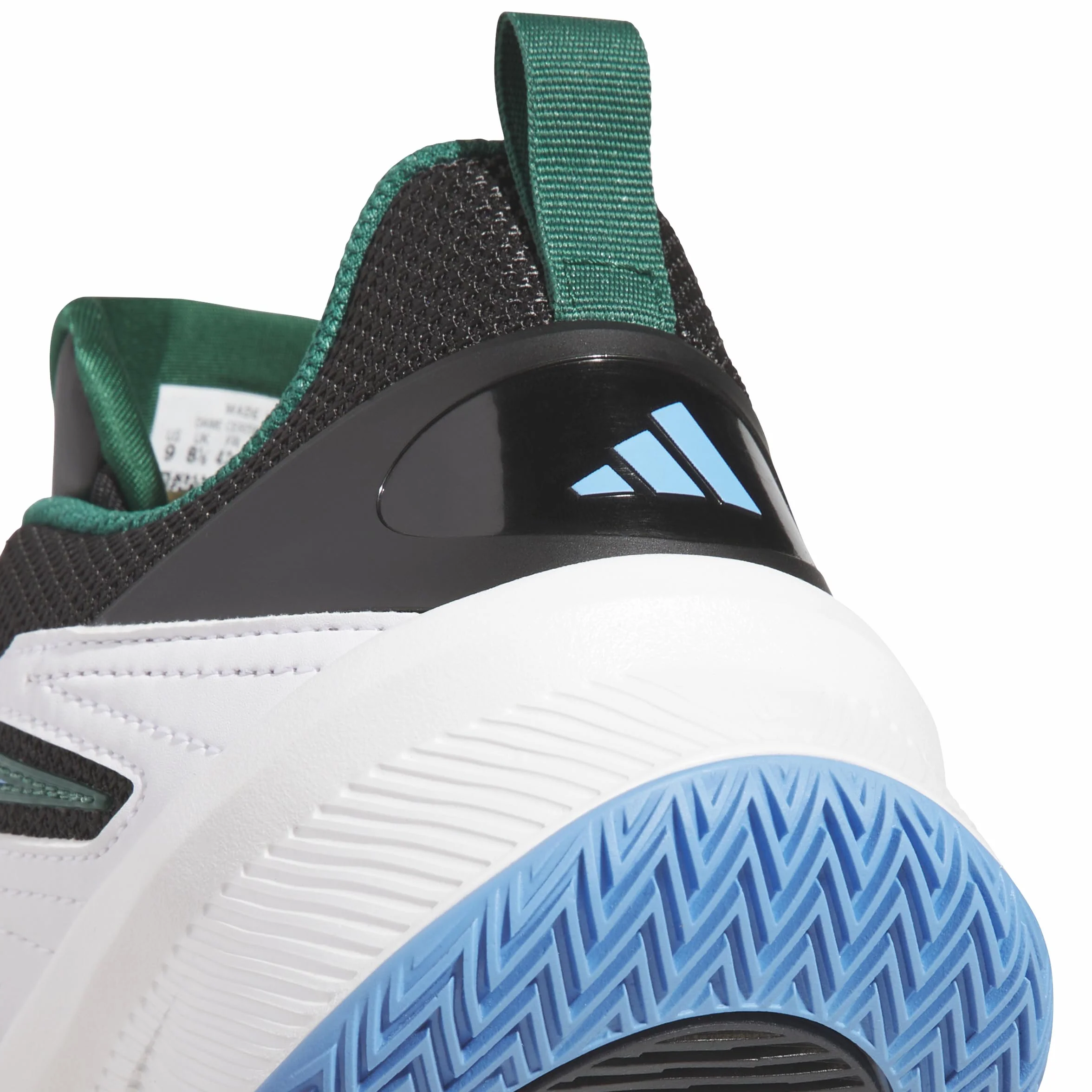 adidas Dame Certified 3 FTWR White Collegiate Green Blue Burst 38 EU