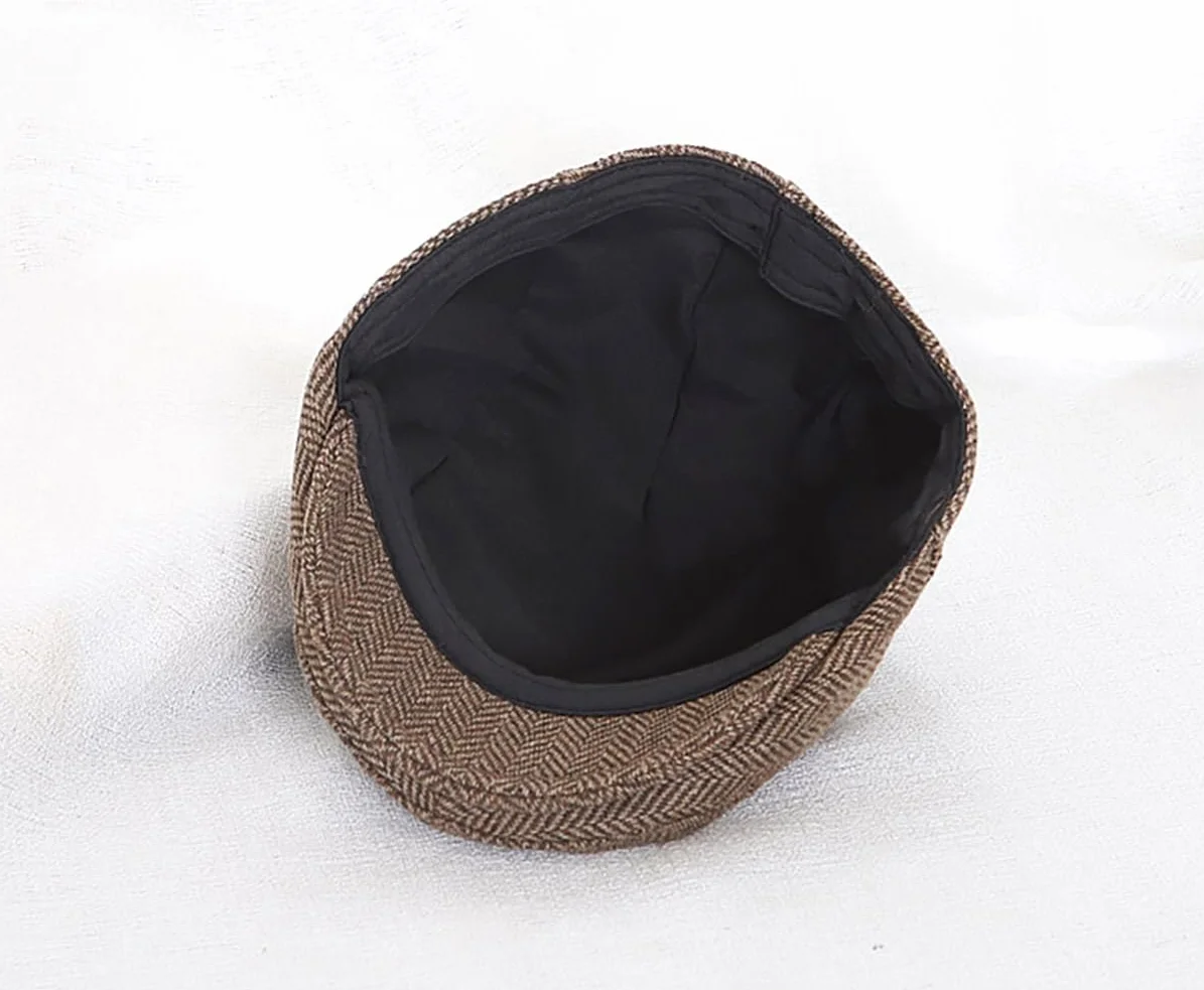 YAMEE Gorro Boina Niños Lana Mezclada Suave Transpirable Infantil Newsboy Otoño Invierno 1-10 Años