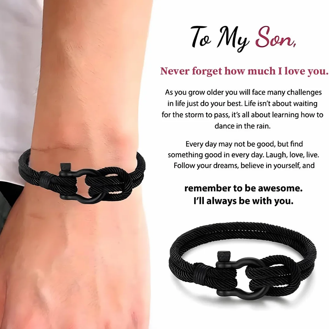Pulsera Original para Chico, Regalo Cumpleaños para Hijo 10-21 Años