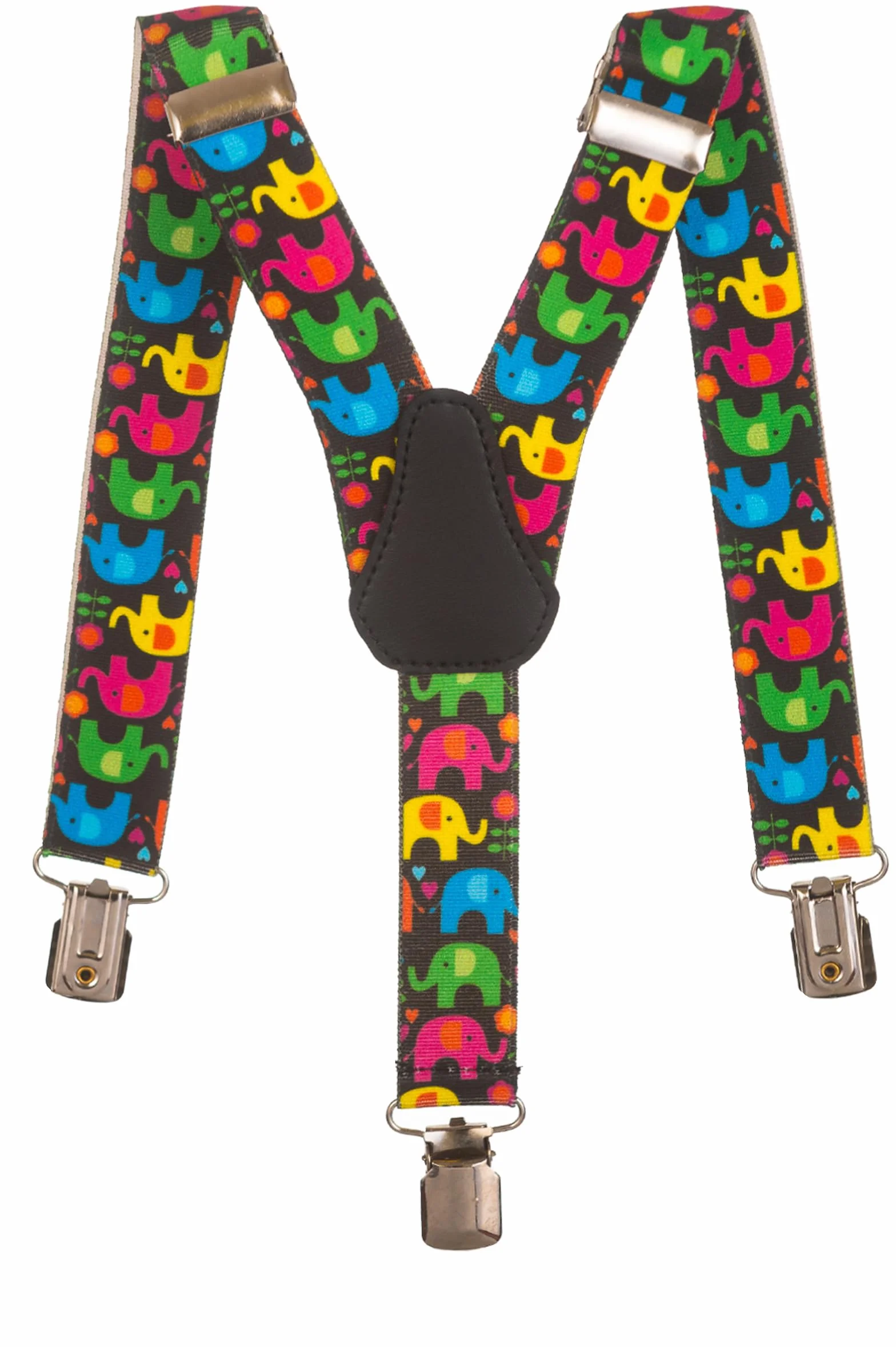 Tirantes de Tela Elastizada Infantiles Unisex Forma Y Elefante 1-5 Años 2.5cm