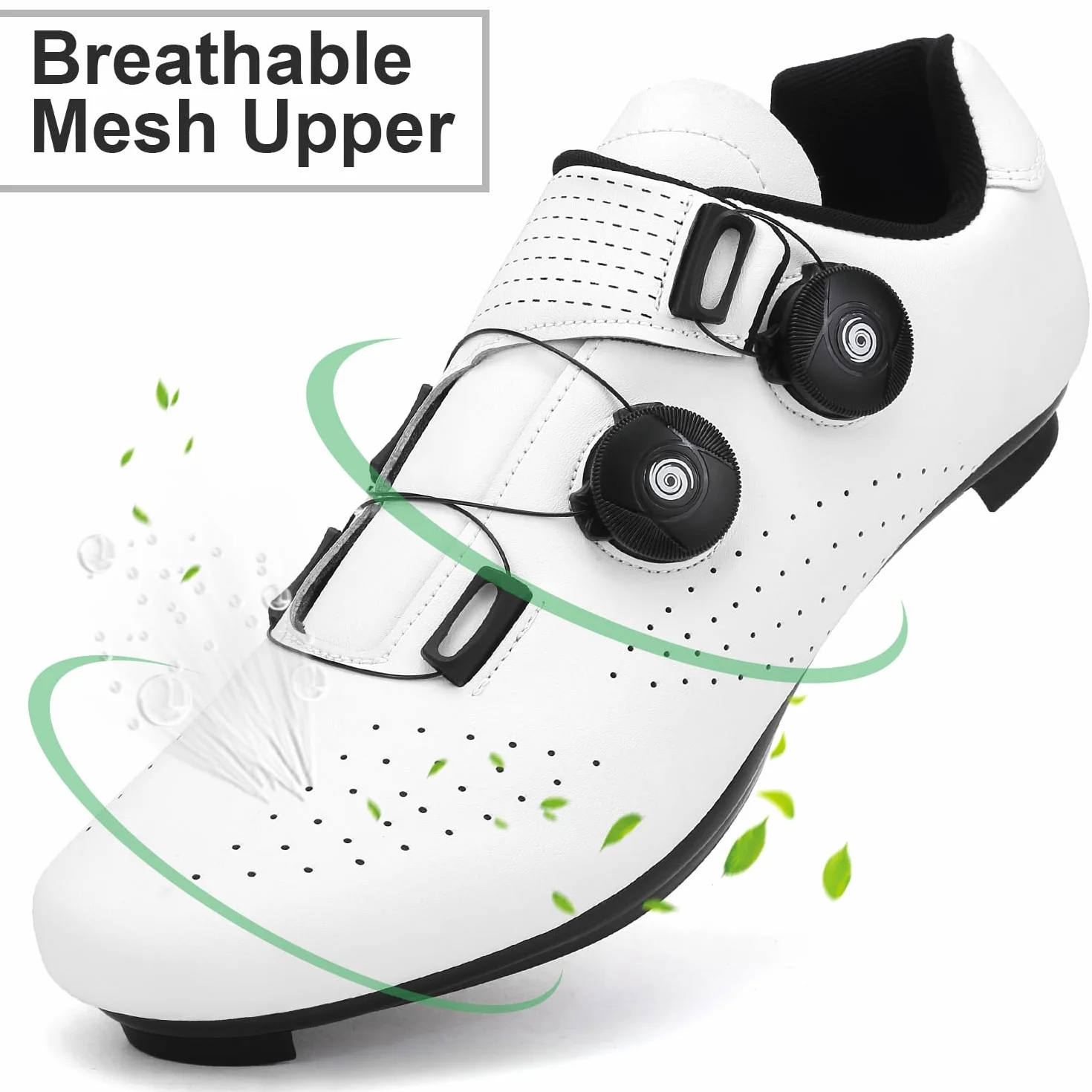 Hixingo Zapatillas de Ciclismo Hombre MTB SPD/SPD-SL Zapatos Bicicleta Carretera Montaña