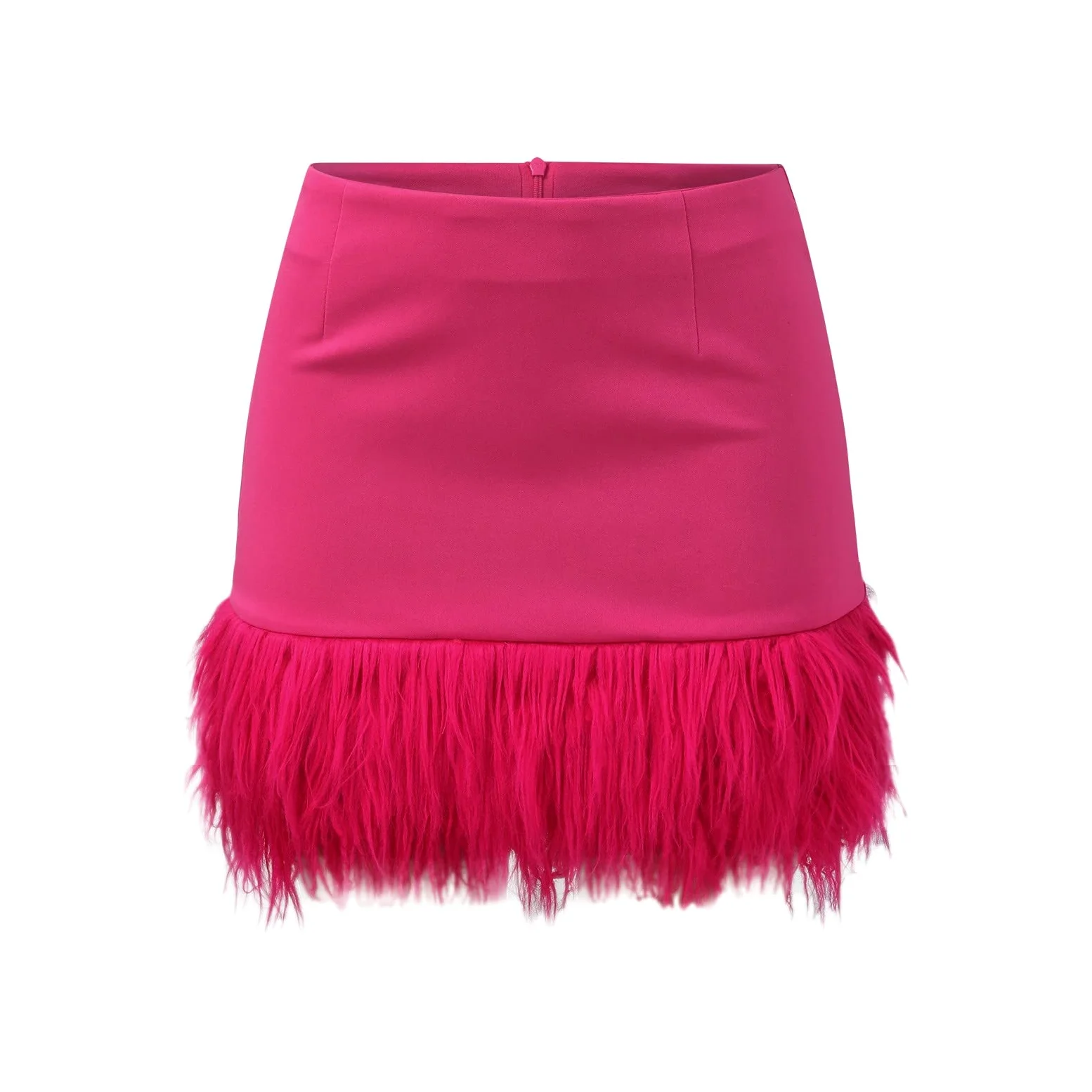 Falda Larga Mujer Verano-Minifalda ceñida al Cuerpo con Pliegues de Cintura Alta para Mujer, Faldas para y Discotecas