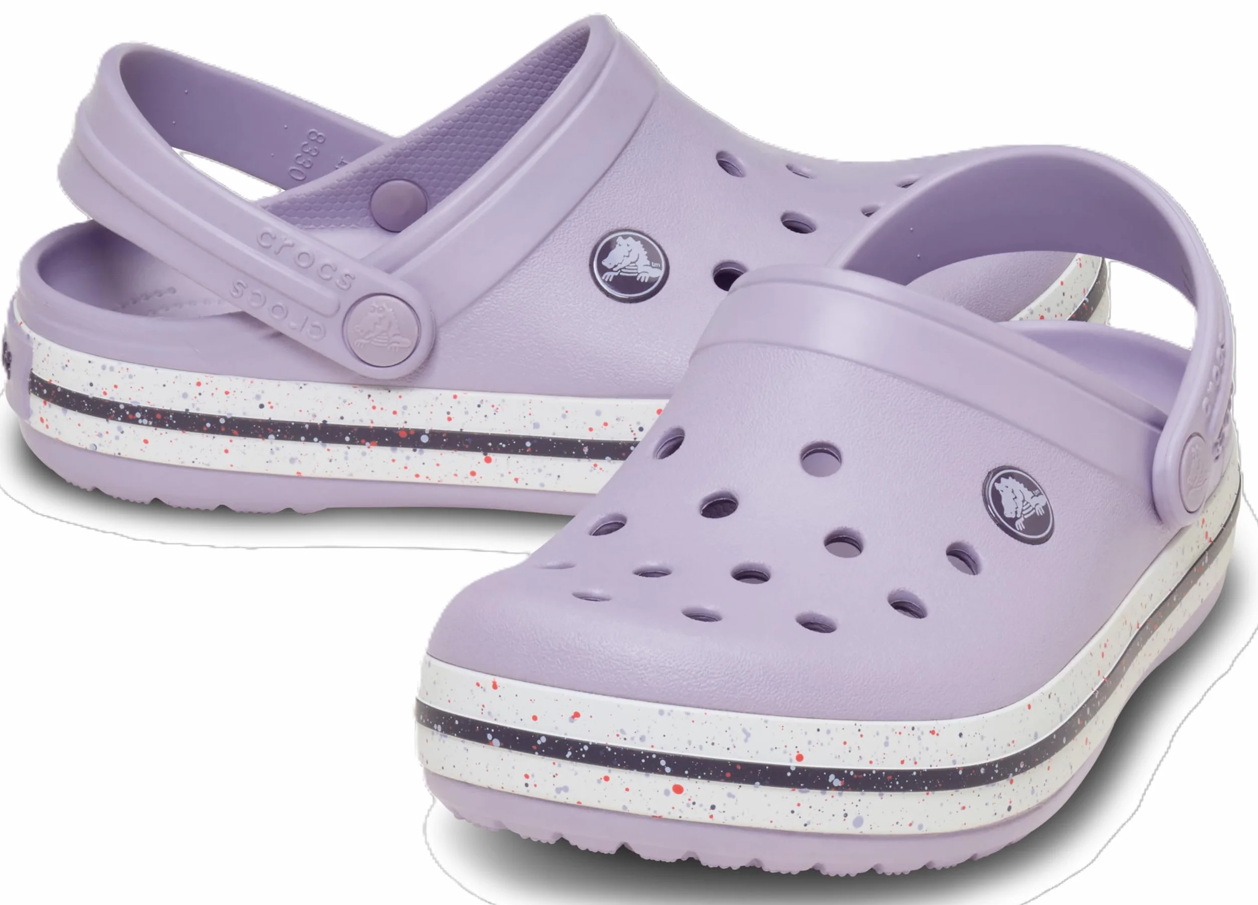 Crocs Crocband Speckled Band Clog T Zuecos Unisex niños Lavender 22/23 EU