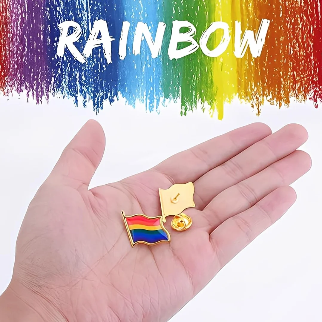 Broches Arcoíris LGBT Pack 16 Pines Decoración Mochila Chaqueta Bolso