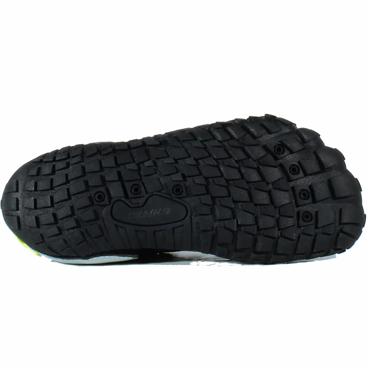 HI-TEC Zapatillas Barefoot Niño Abyss Junior Deportivas Montaña Senderismo Calzado Respetuoso Minimalista Transpirable Flexible Black-Lime 30