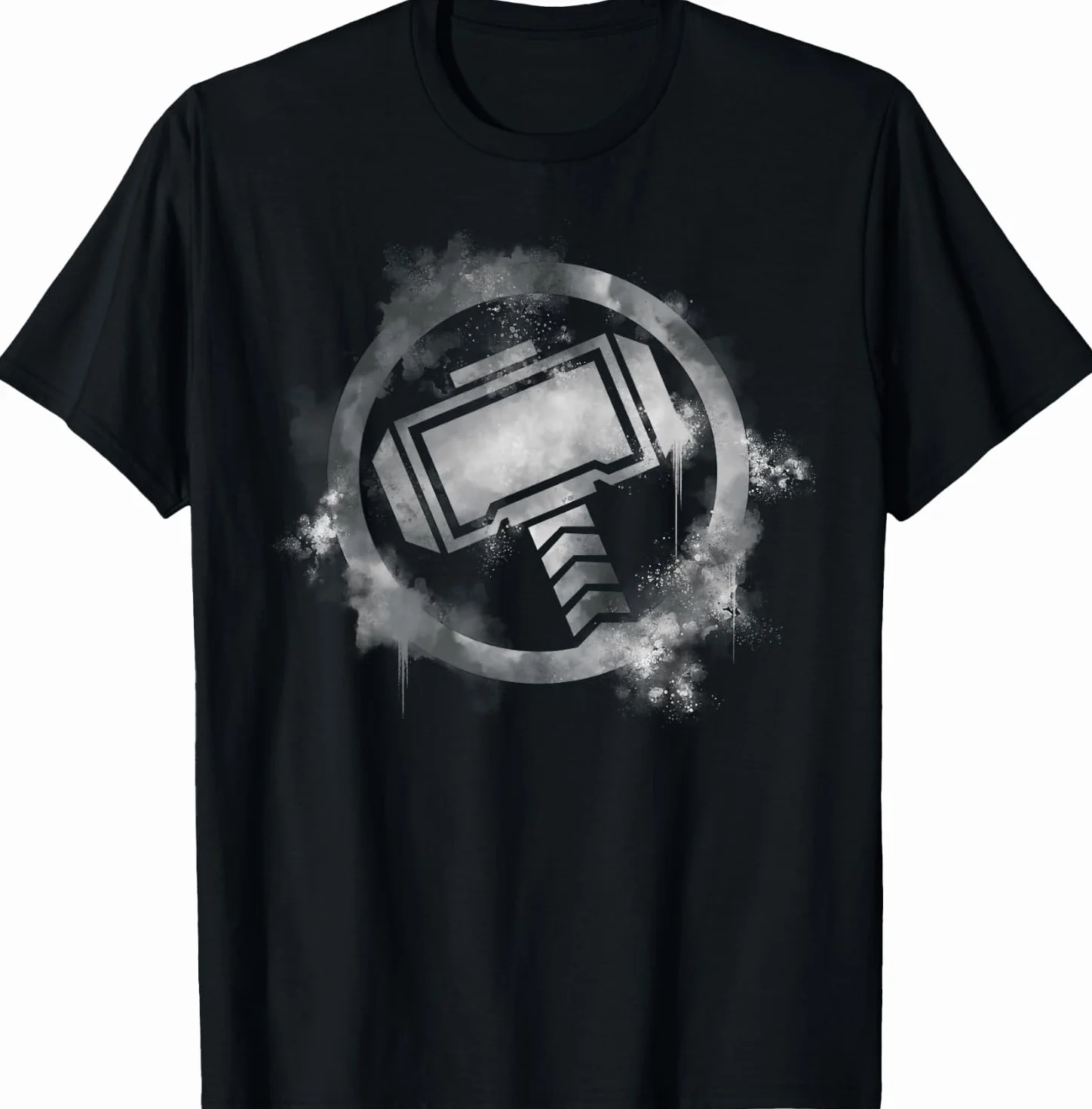 Marvel Avengers Endgame Thor Spray Paint Logo Camiseta
