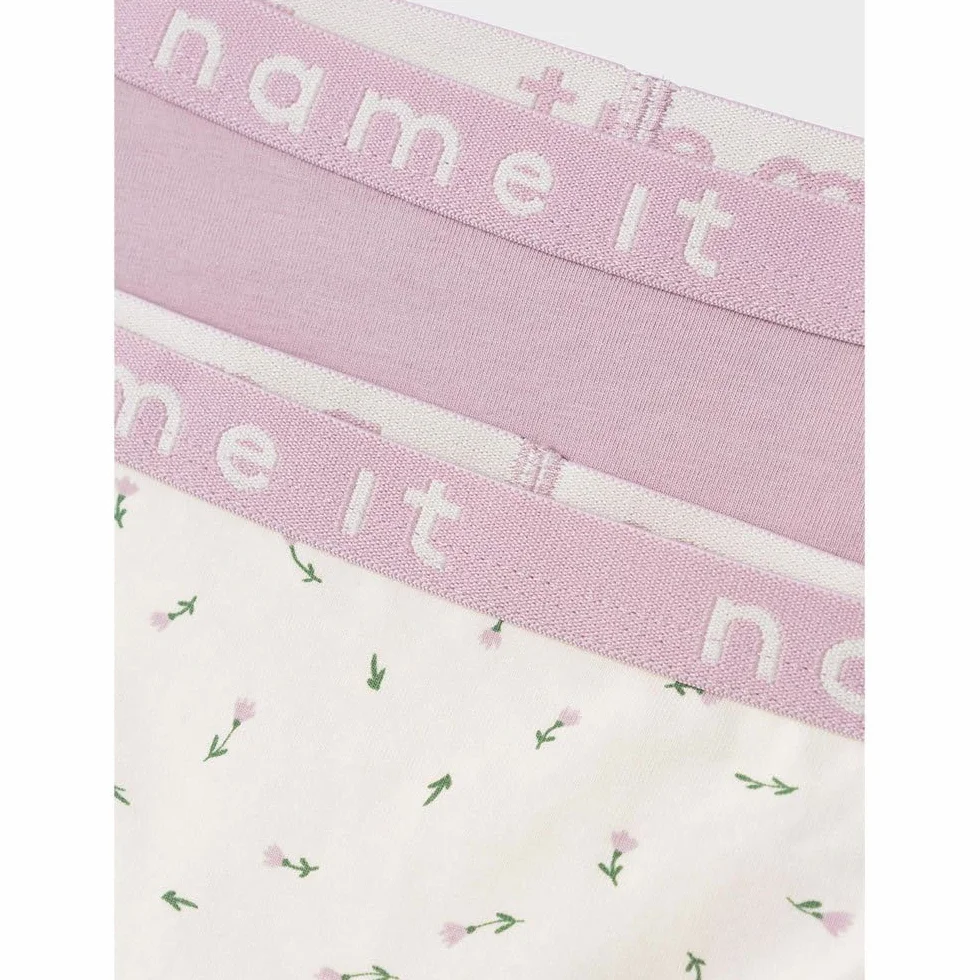 NAME IT Nkfhipster 2p Buttercream Floral Noos Braguita Niñas Pack de 2