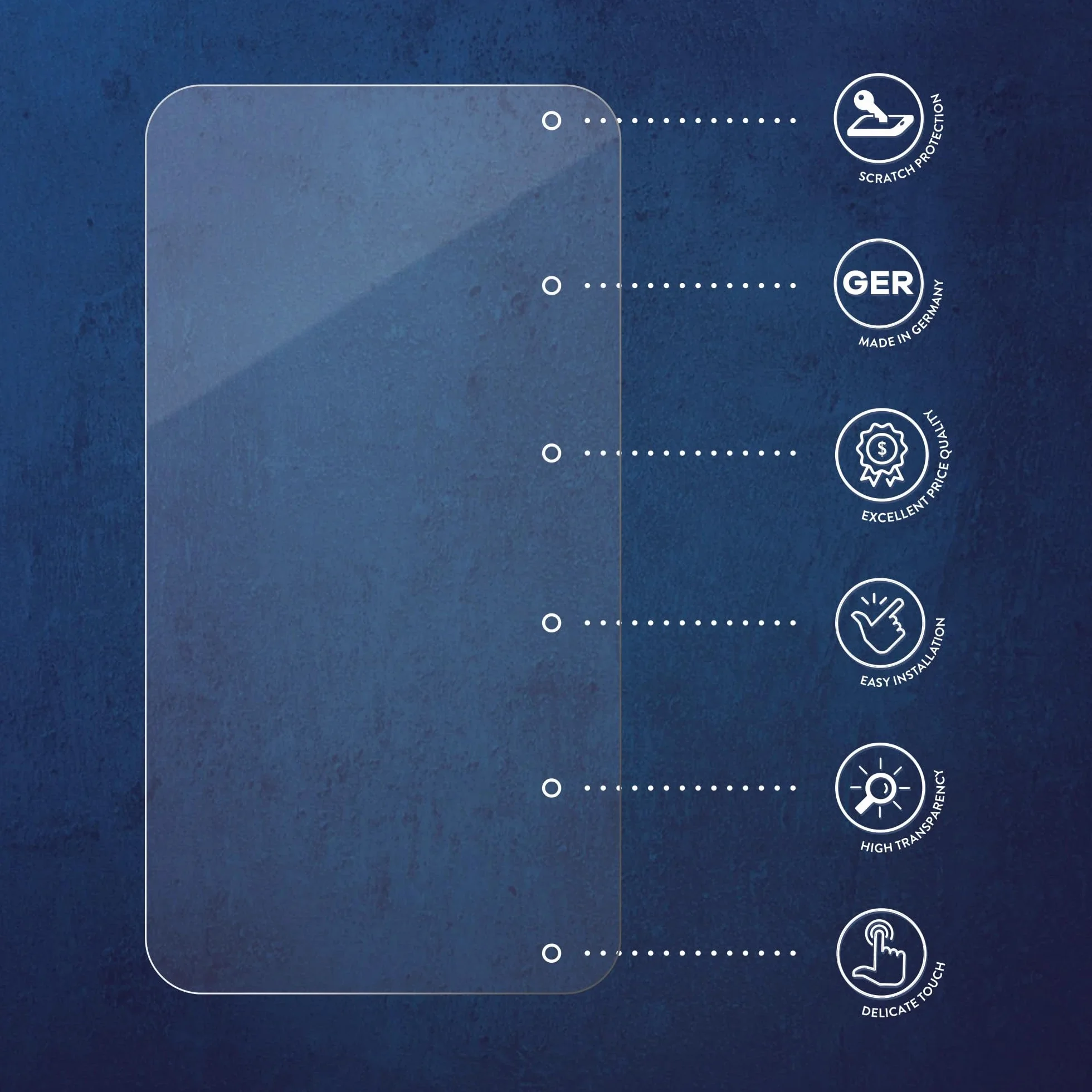 Savvies Protector Pantalla Casio W-800H-1AVES 6 Unidades Película Ultra Transparente