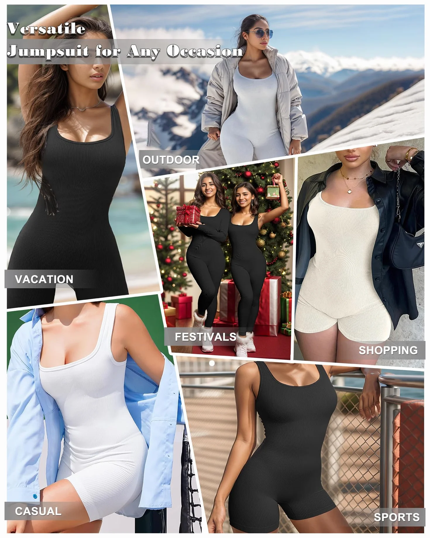 Merlvida Mono Deportivo Mujer Corto Jumpsuit sin Costuras Sexy Push Up Una Sola Pieza Ropa Deportiva para Gimnasio Yoga Fitness