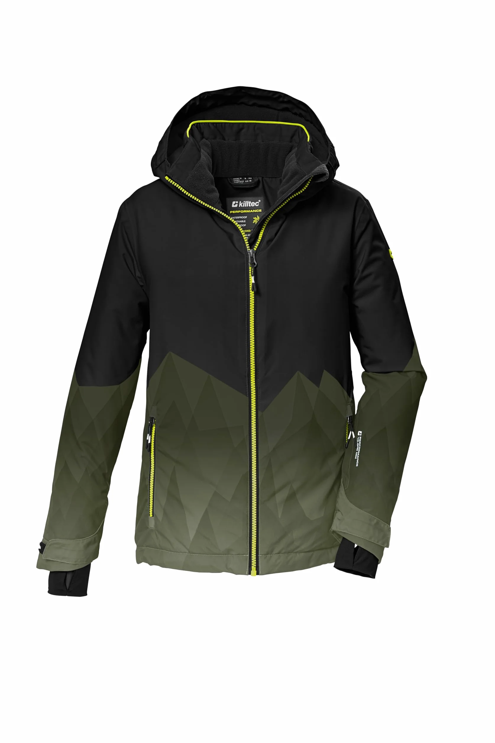 Killtec Ksw 383 Bys Ski Jckt Chaqueta de esquí funcional con capucha y paranieves Niños