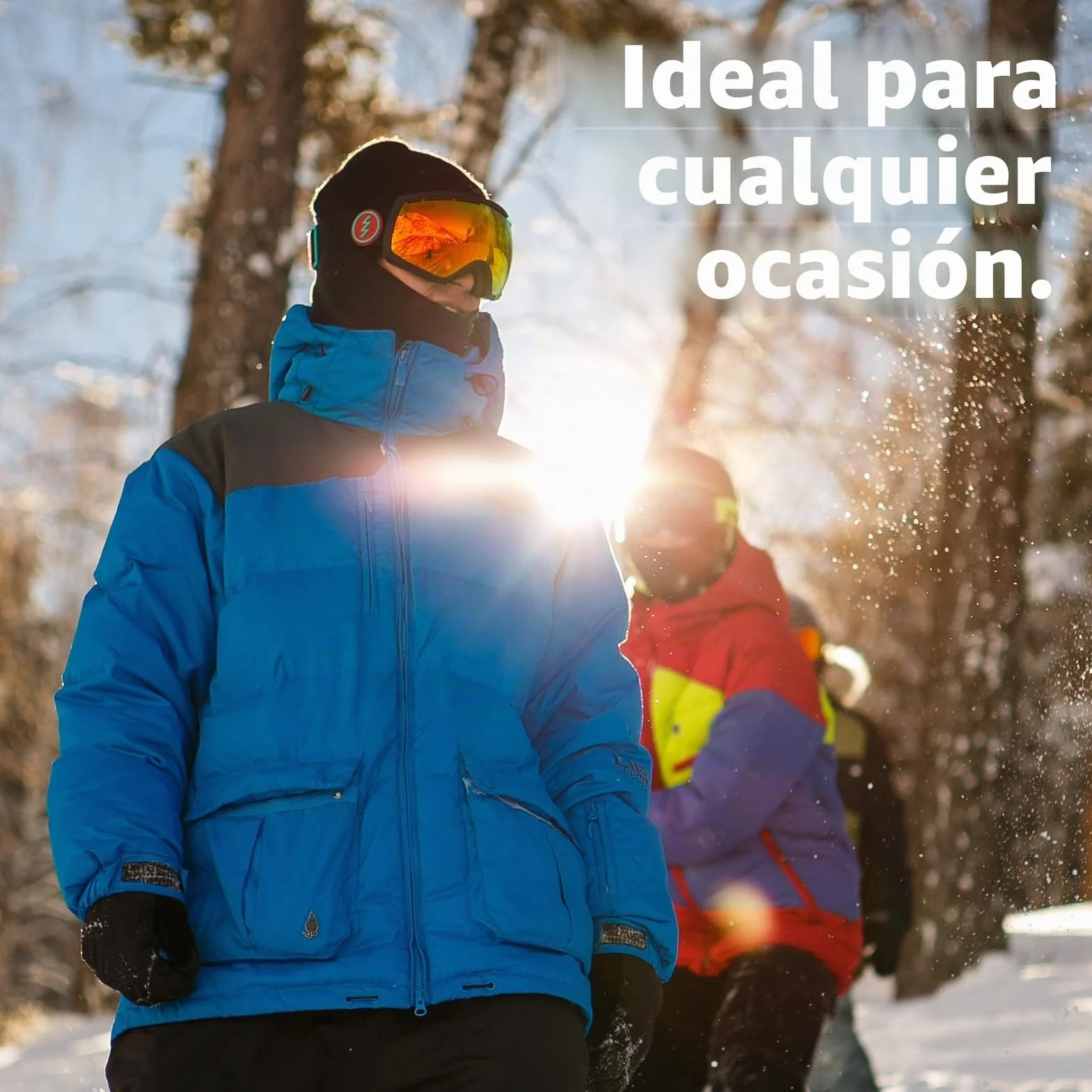 LONGKING Pasamontañas Unisex Protección UV Cortavientos Cálido Transpirable para Moto Esquí Snowboard
