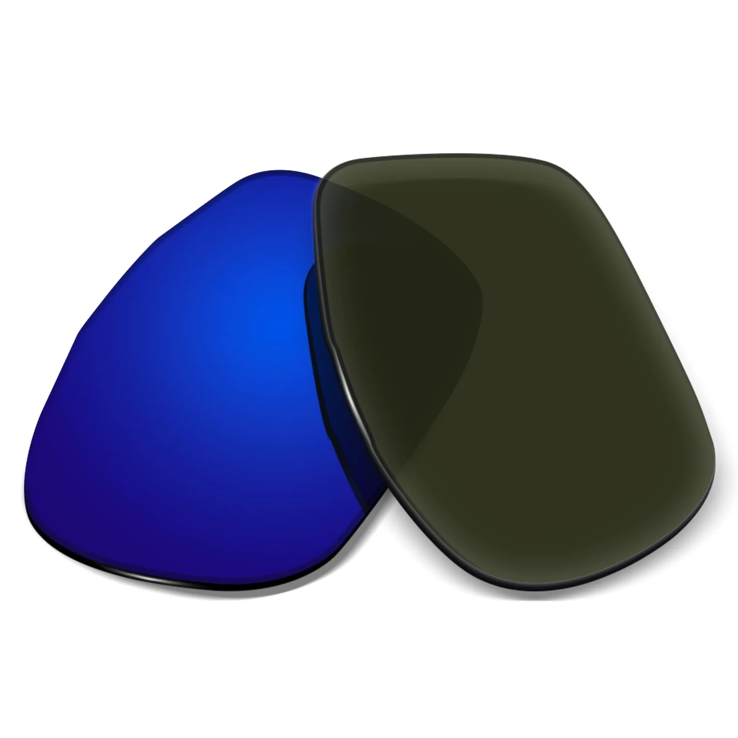 Lentes de repuesto de 1,5 mm compatibles con gafas de sol Oakley TwoFace OO9189, antiarañazos y resistentes a los impactos