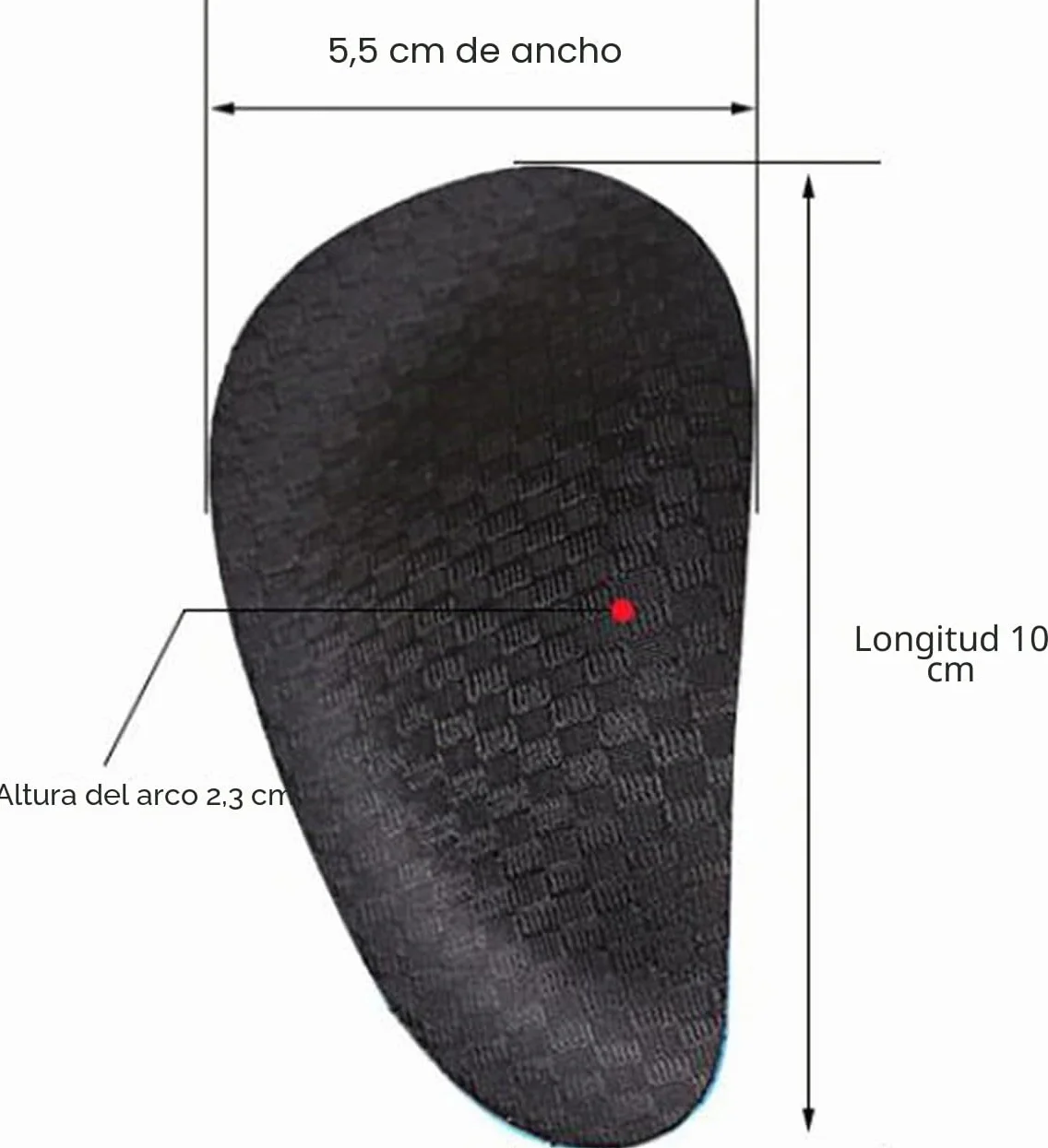 Plantillas ortopédicas de apoyo para el arco plantar pies planos fascitis plantar dolor talón espolón
