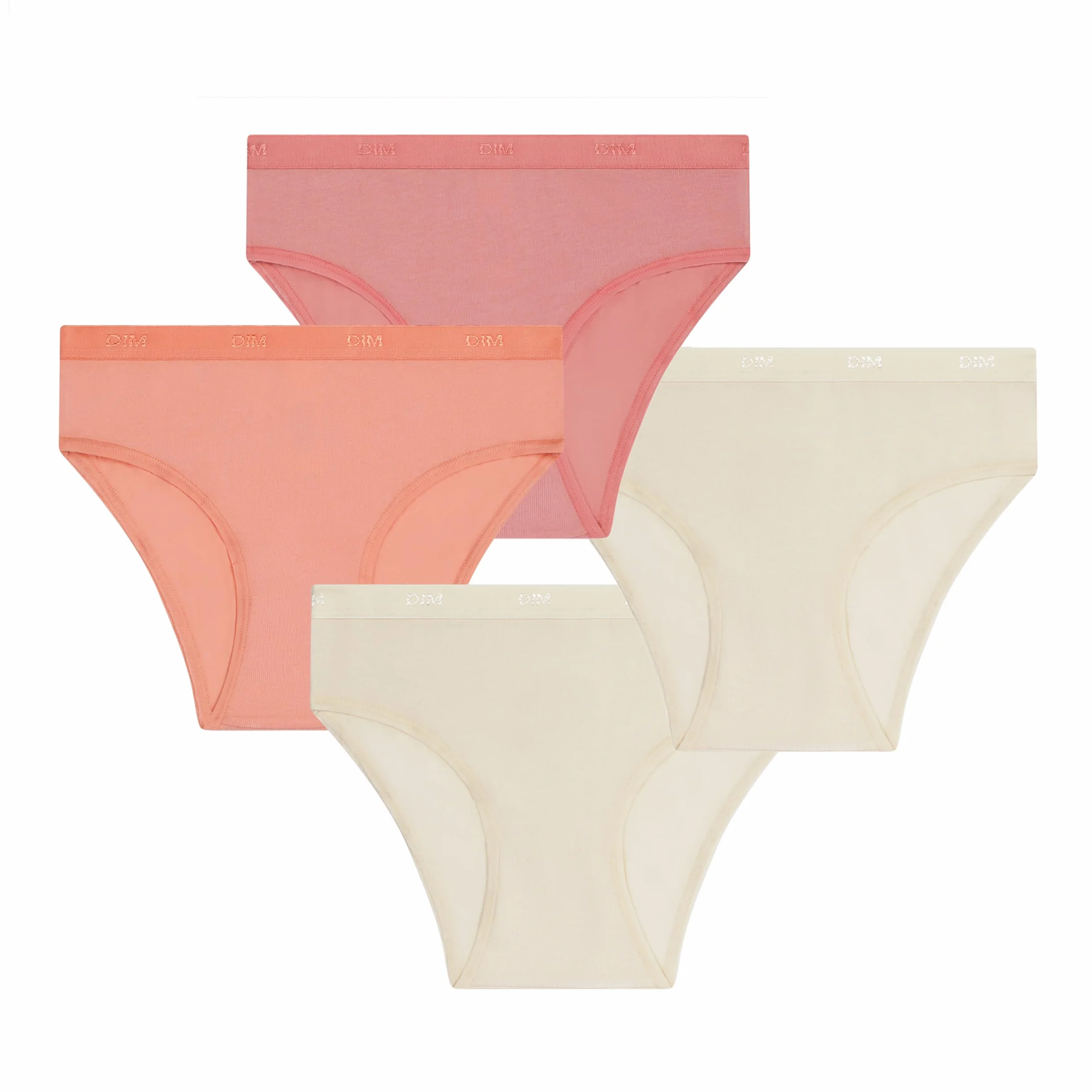 Braguitas Les Pockets Ecodim Algodón x4 Ultra Suave Elástico Diseños Divertidos