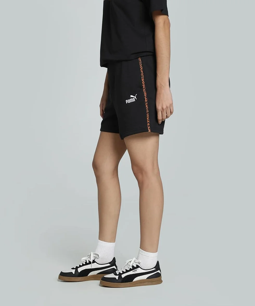 PUMA ESS Graphic Animal Shorts 5" TR Pantalones Cortos Mujer