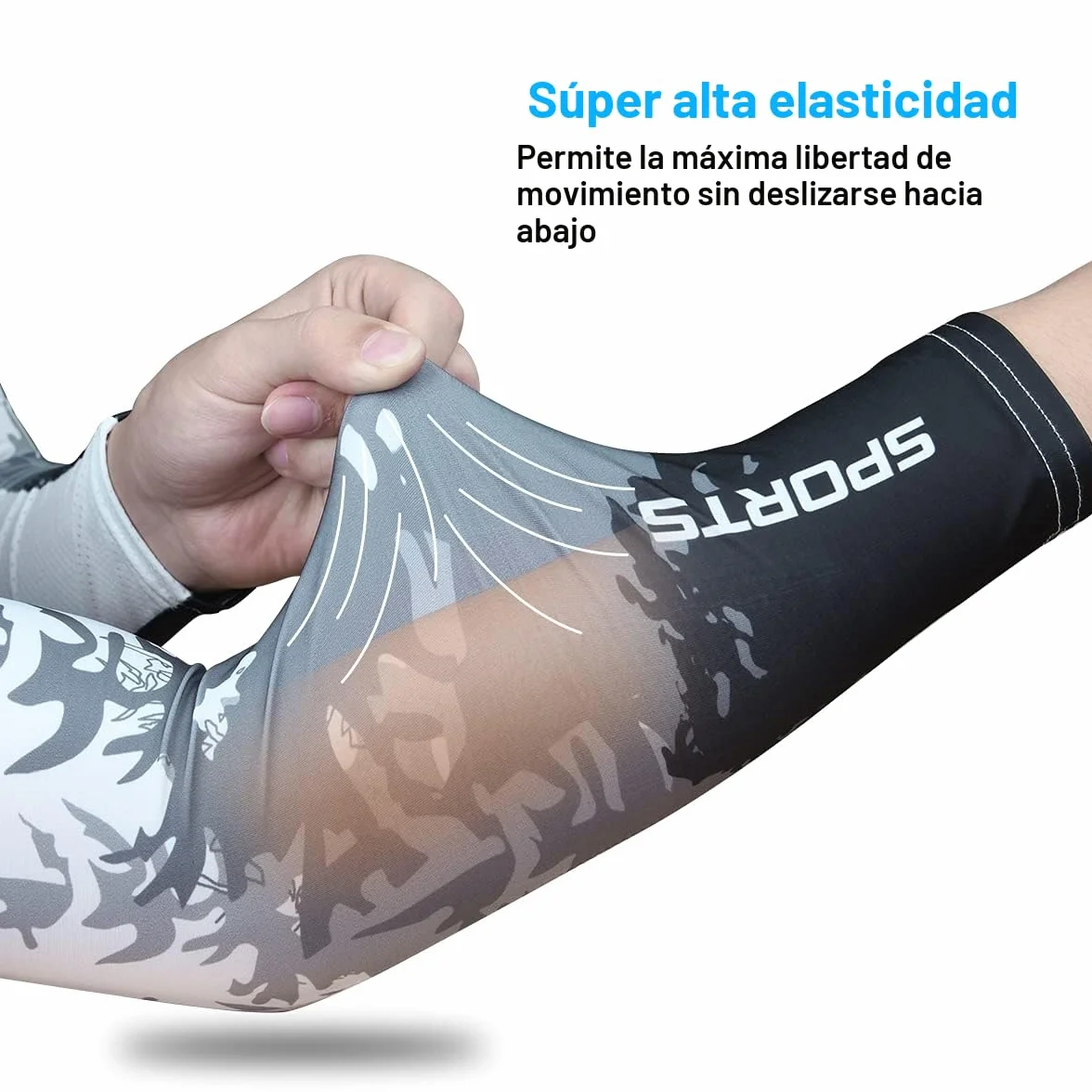 flintronic Manguitos de Enfriamiento para Brazos, Protección UV, Guantes Absorbentes para Conducir, Ciclismo