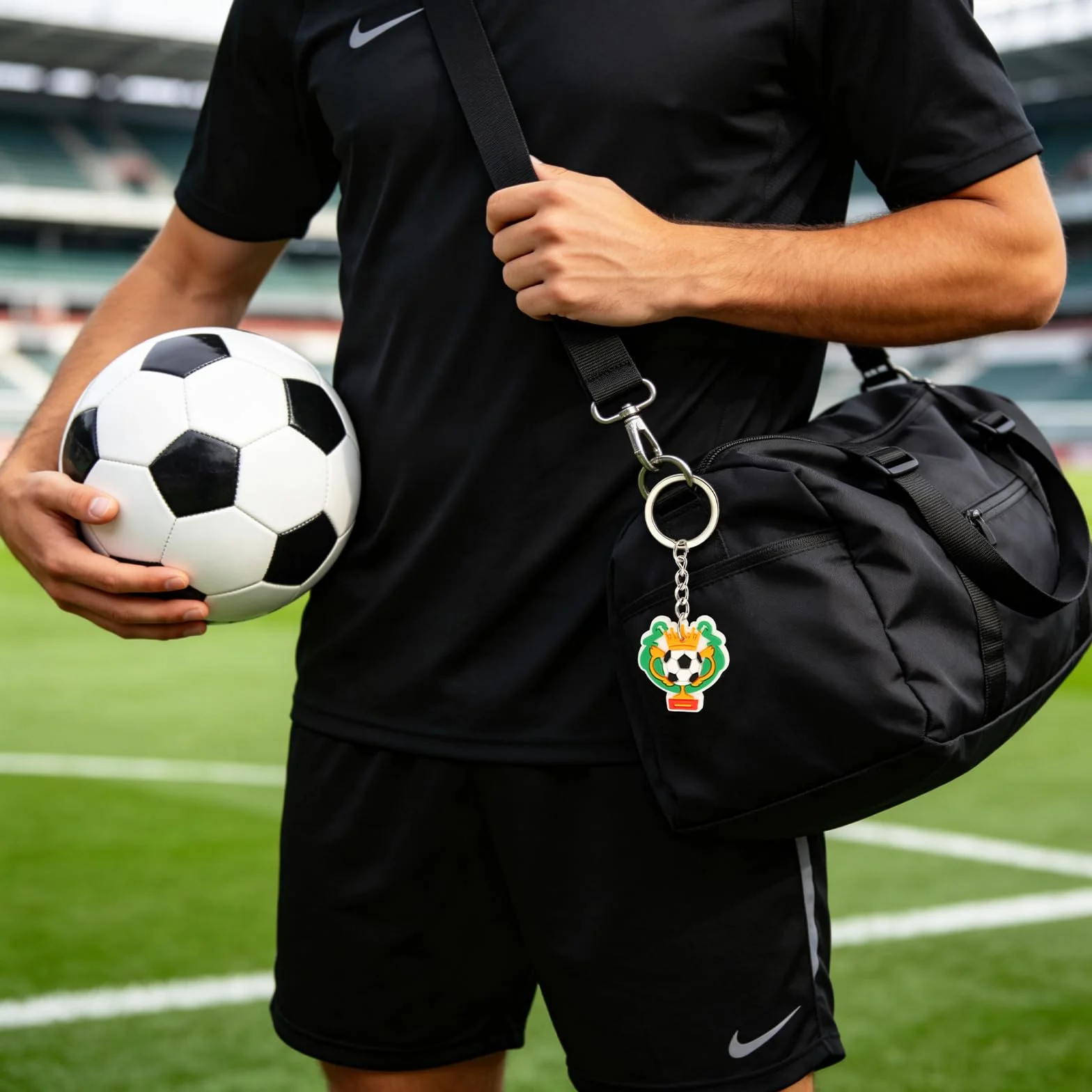 Llavero de Fútbol Mundial 2026, 10 Piezas PVC Copa del Mundo, Llaveros Deportivos Personalizados