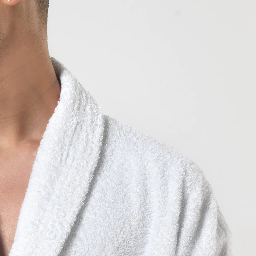 Albornoz Mujer y Hombre 100% Algodón 500 g/m² con Capucha Suave y Absorbente para Ducha Spa Piscina