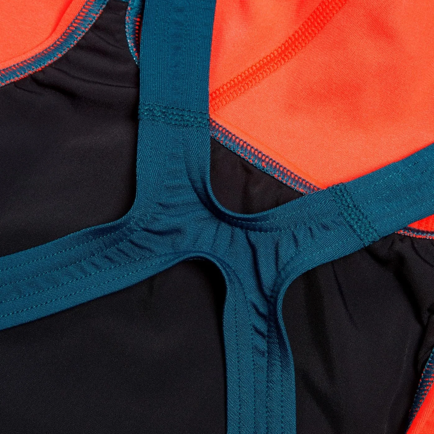 Speedo Fastskin Junior Endurance+ Max Bañador niña espalda abierta rojo azul