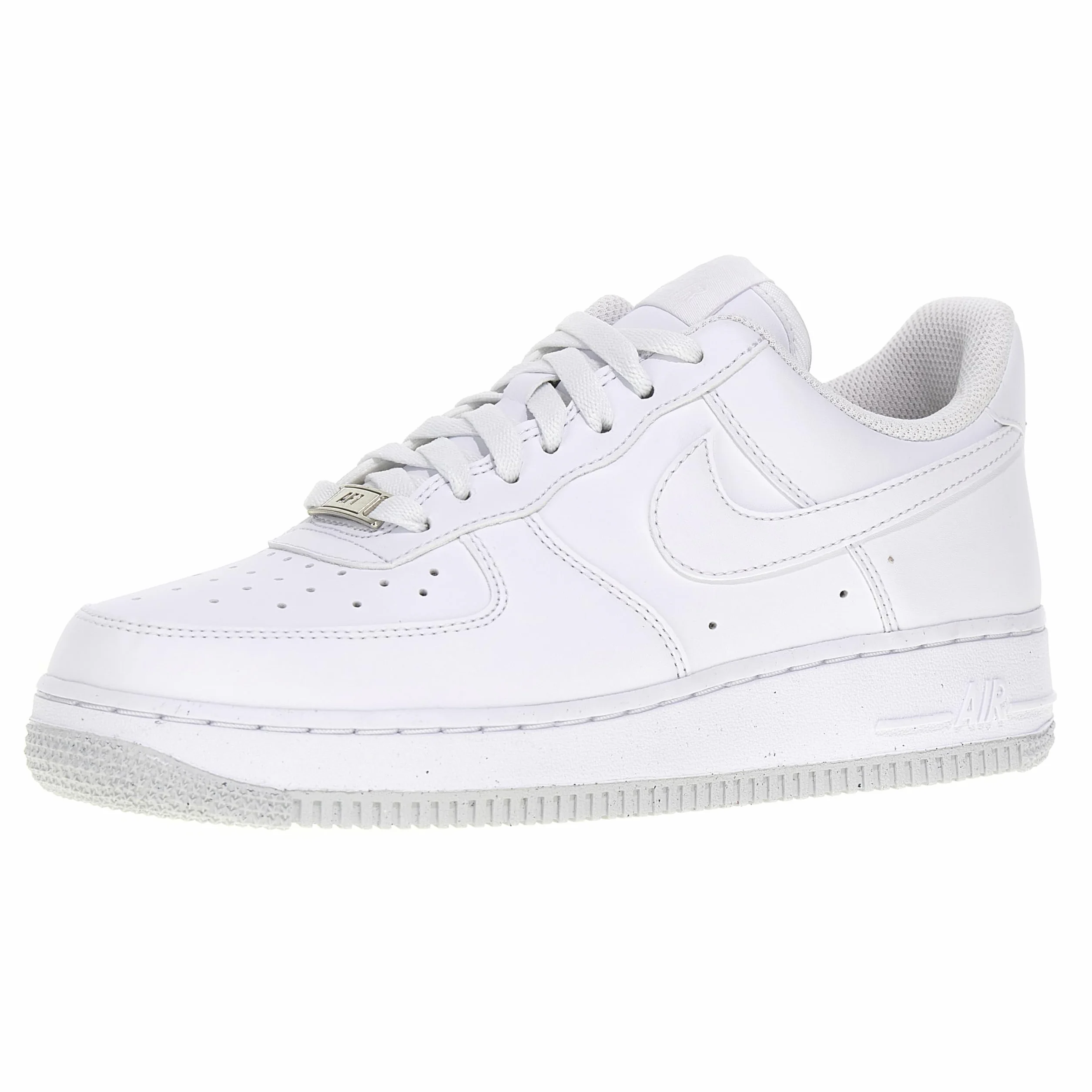 NIKE Air Force 1 '07 Next Nature Sneaker Mujer White White Metallic Silver 38.5 EU