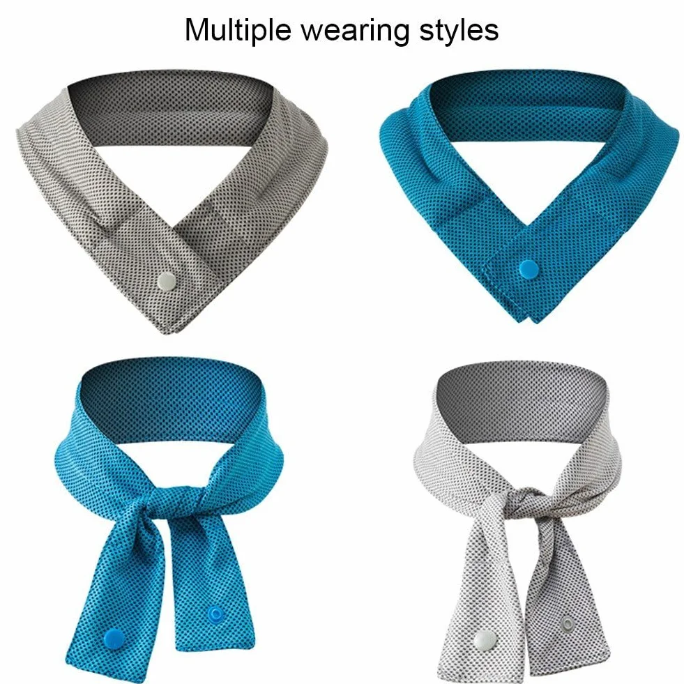 Pañuelo Refrescante para Cuello, Toalla para Secar Sudor, Bandana Refrescante para Cuello, Accesorios Deportivos De Verano para Mujeres Y Hombres