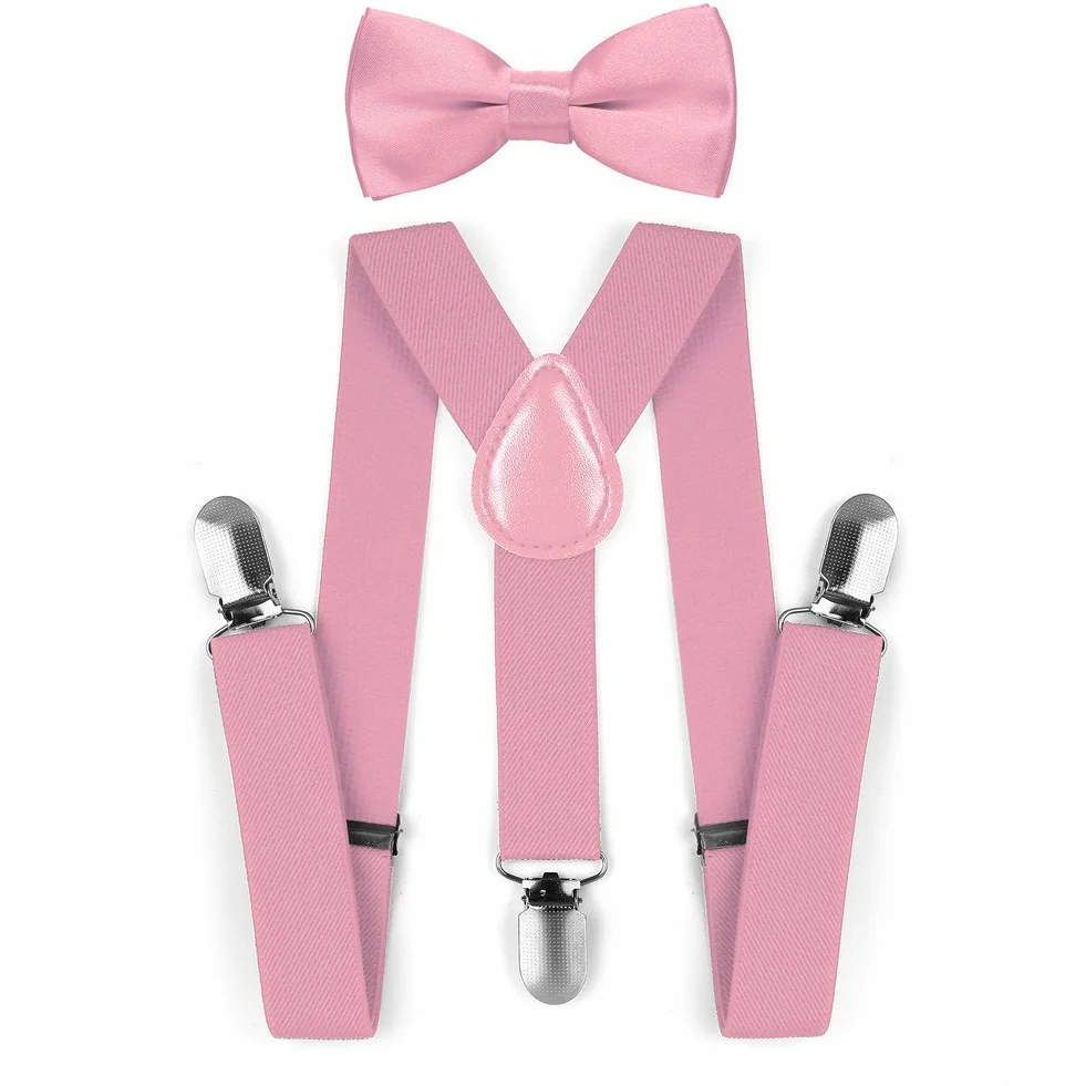 Elásticos ajustables para niños juego de corbata de lazo