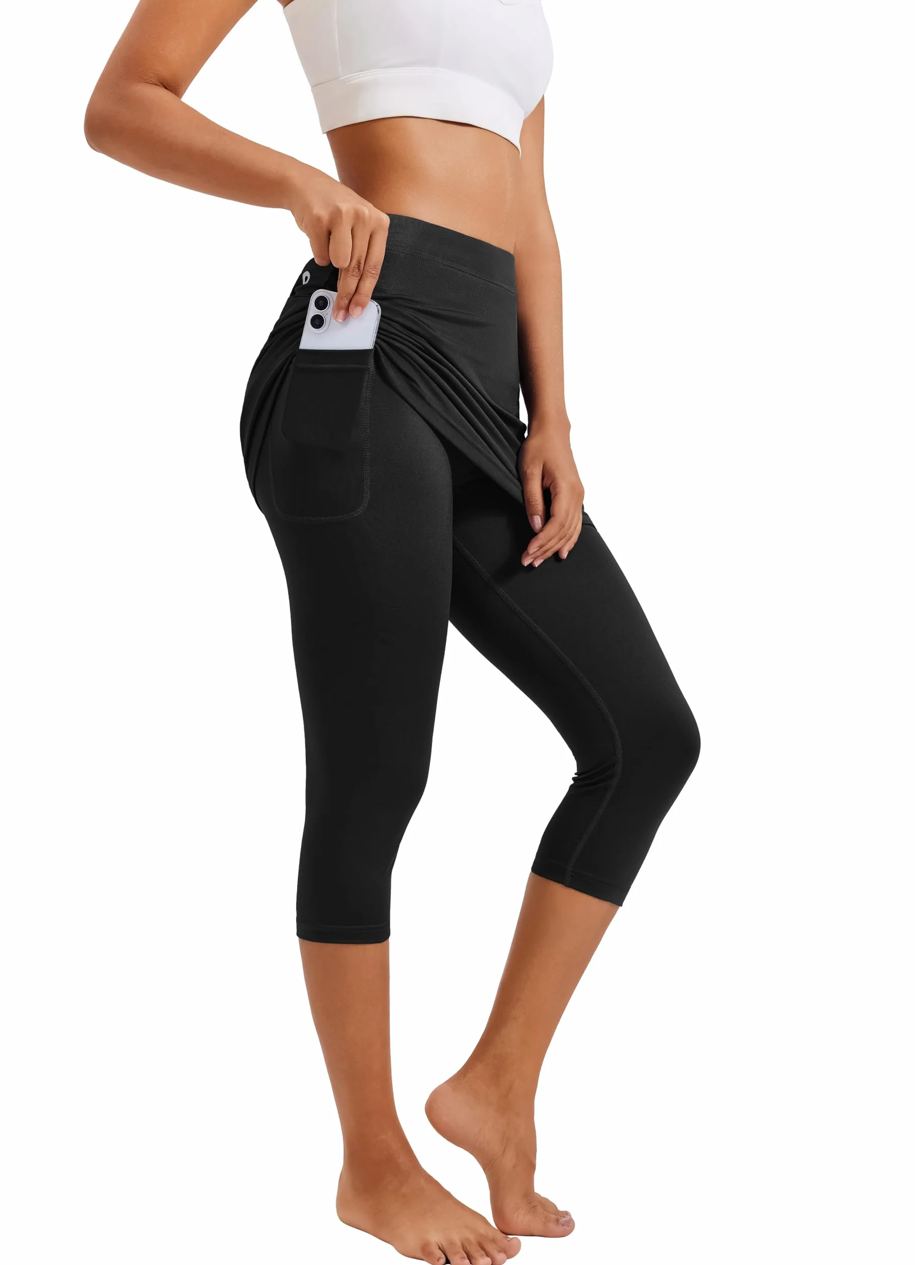 Falda pantalón deportiva para mujer correr tenis leggings con falda