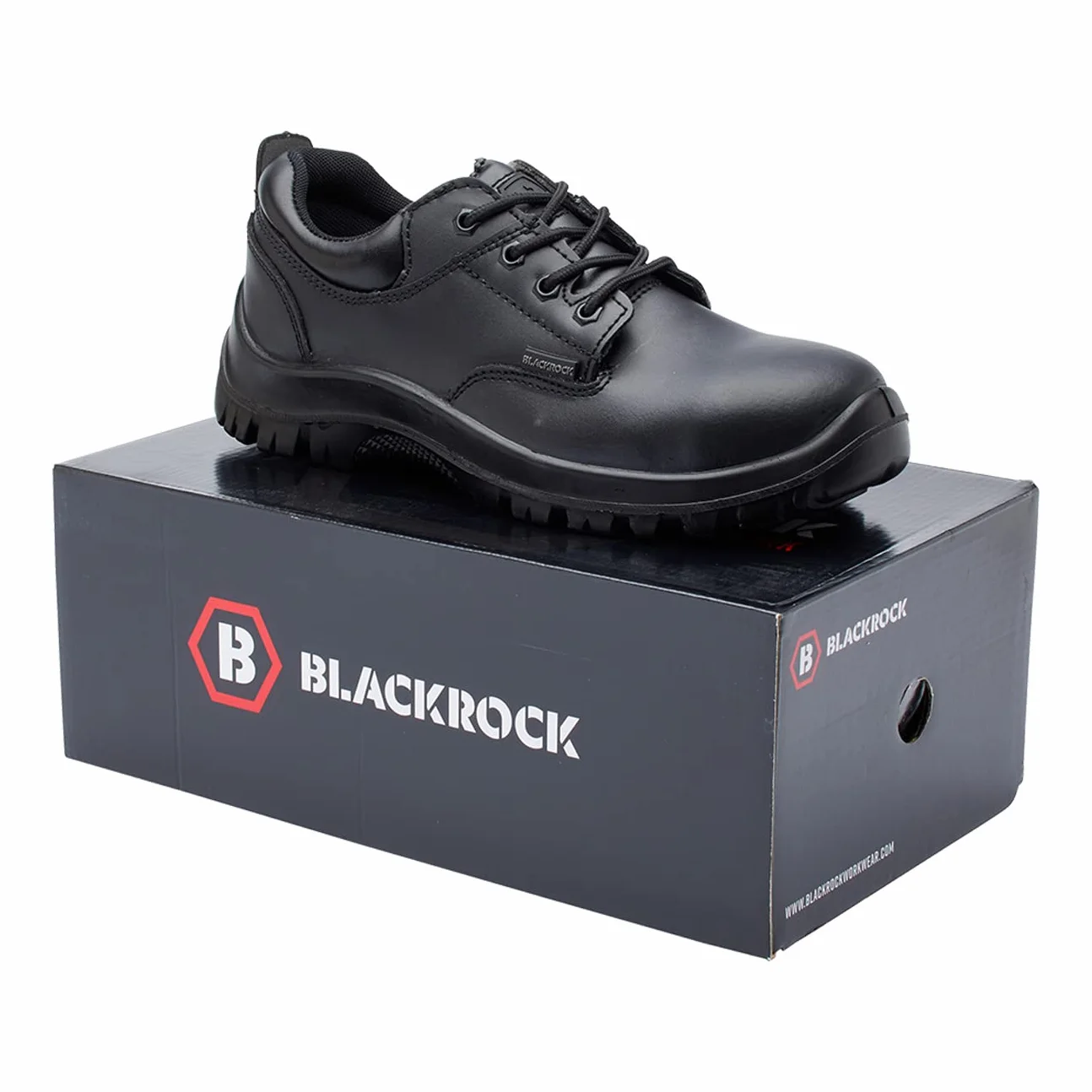 Blackrock Ultimate Calzado de Seguridad Puntera de Acero Resistente al Agua Antideslizante Negro Ajuste Ancho