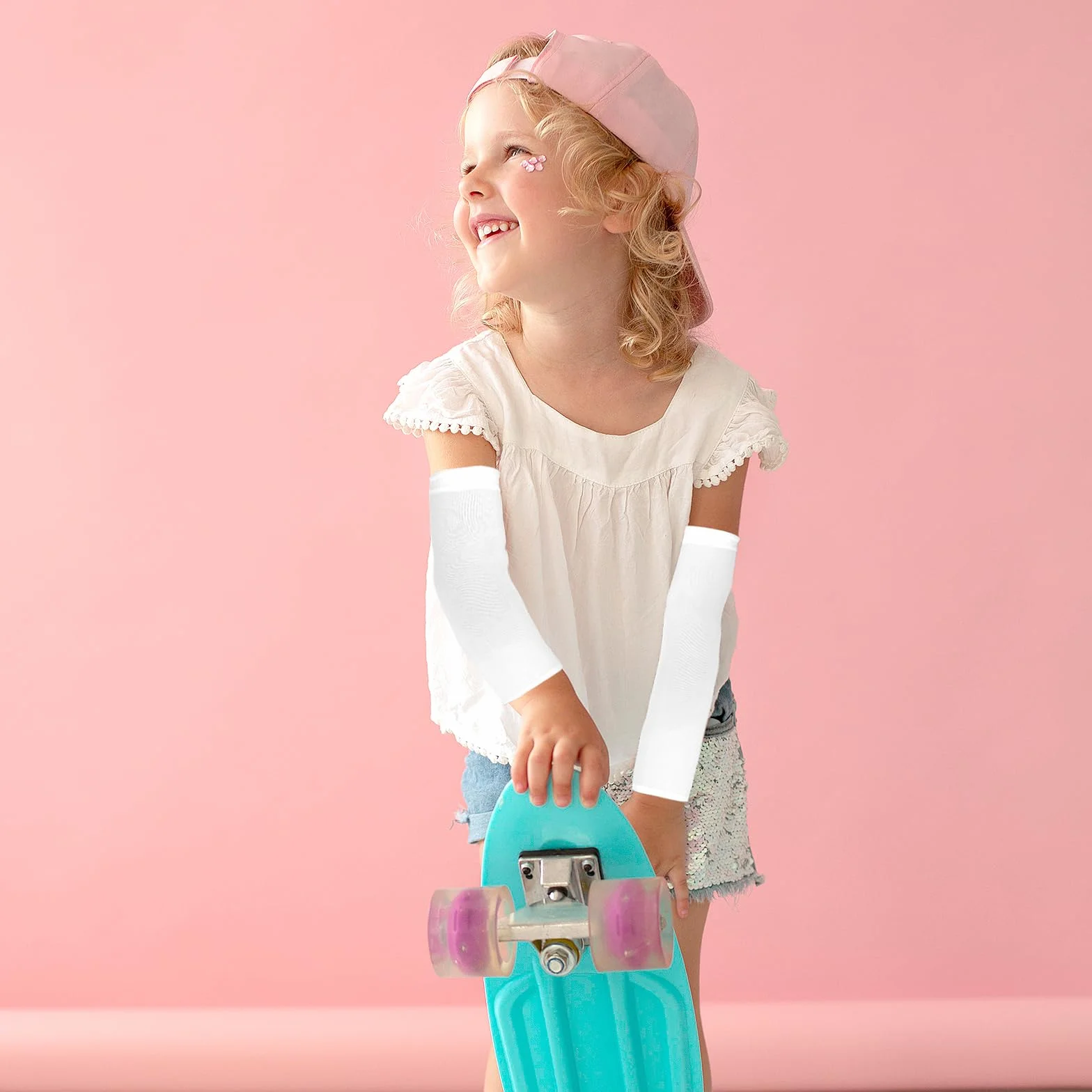 Yolev Mangas de Compresión para Niños y Niñas con Protección Solar UV - 2 Pares