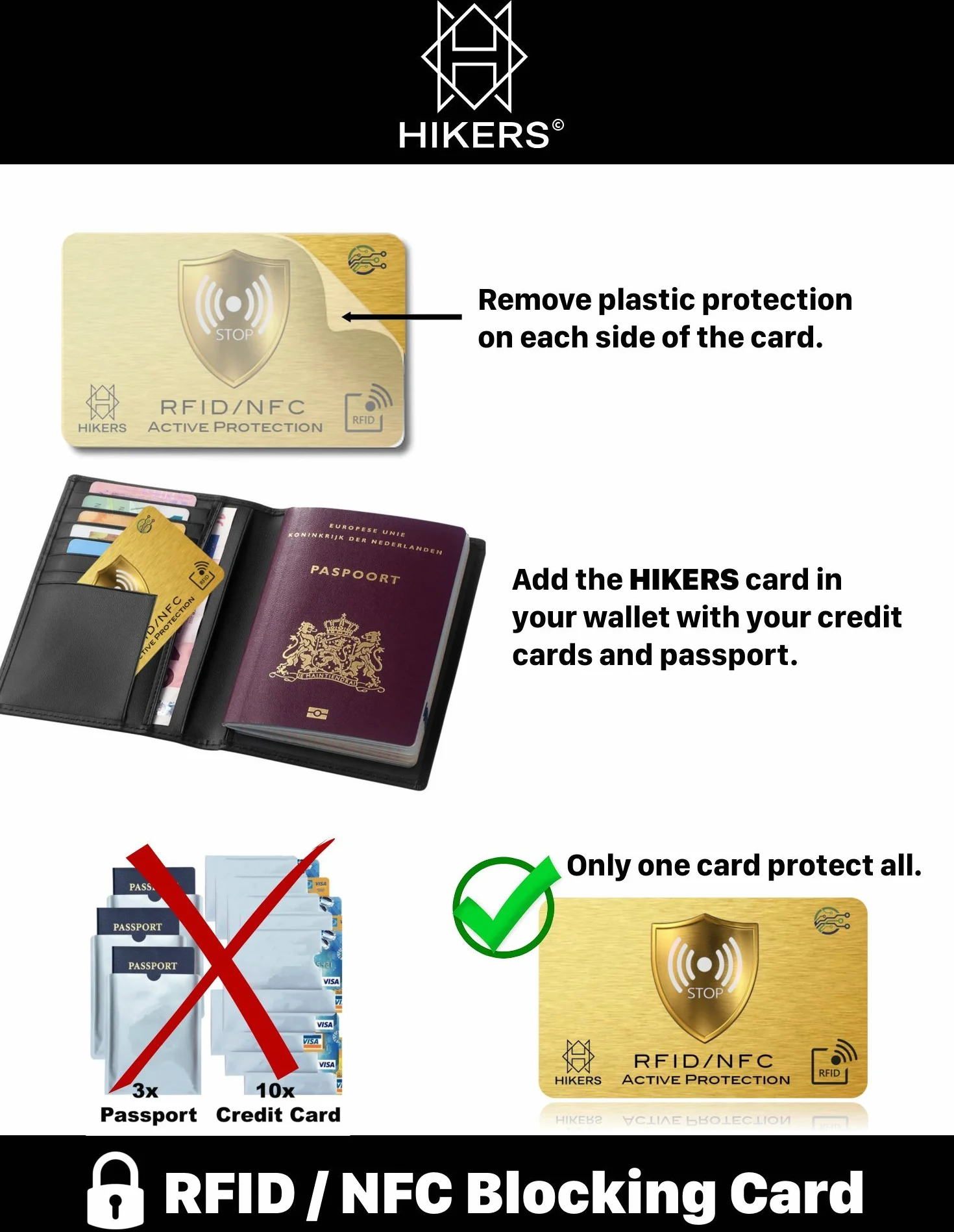 Protector Anti RFID NFC para Tarjetas de Crédito, Bloqueo de Tarjeta, Protección de Billetera
