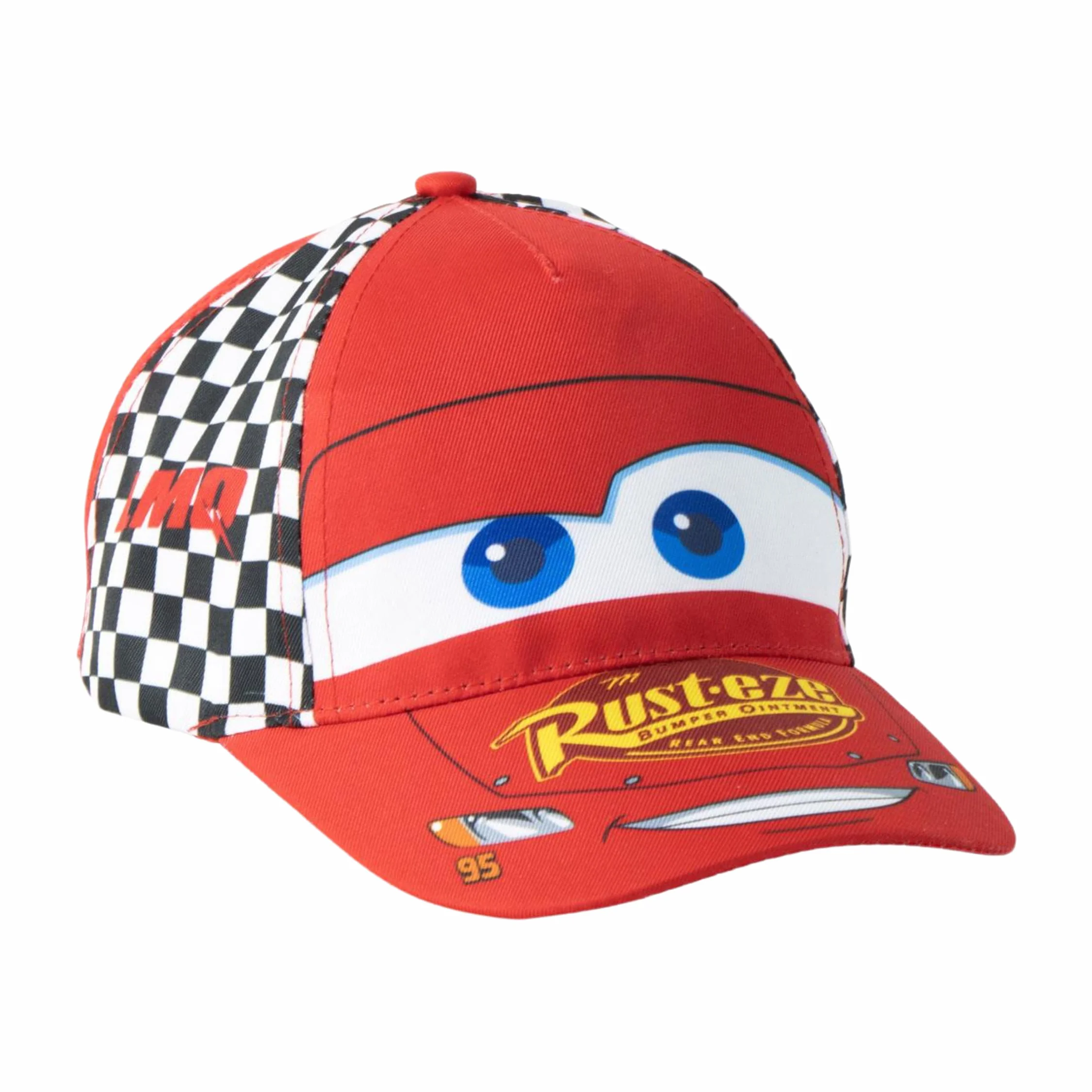 Disney Pixar Cars Lightning Mcqueen Gorra de Béisbol para Niños, Gorra de Verano Infantil