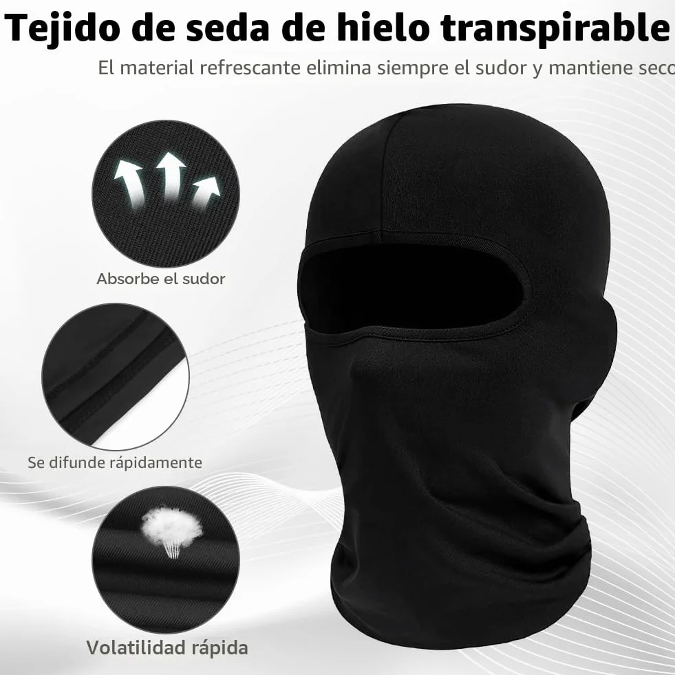 Máscara de Pasamontañas Unisex para Bicicleta Motocicleta Deportes al Aire Libre
