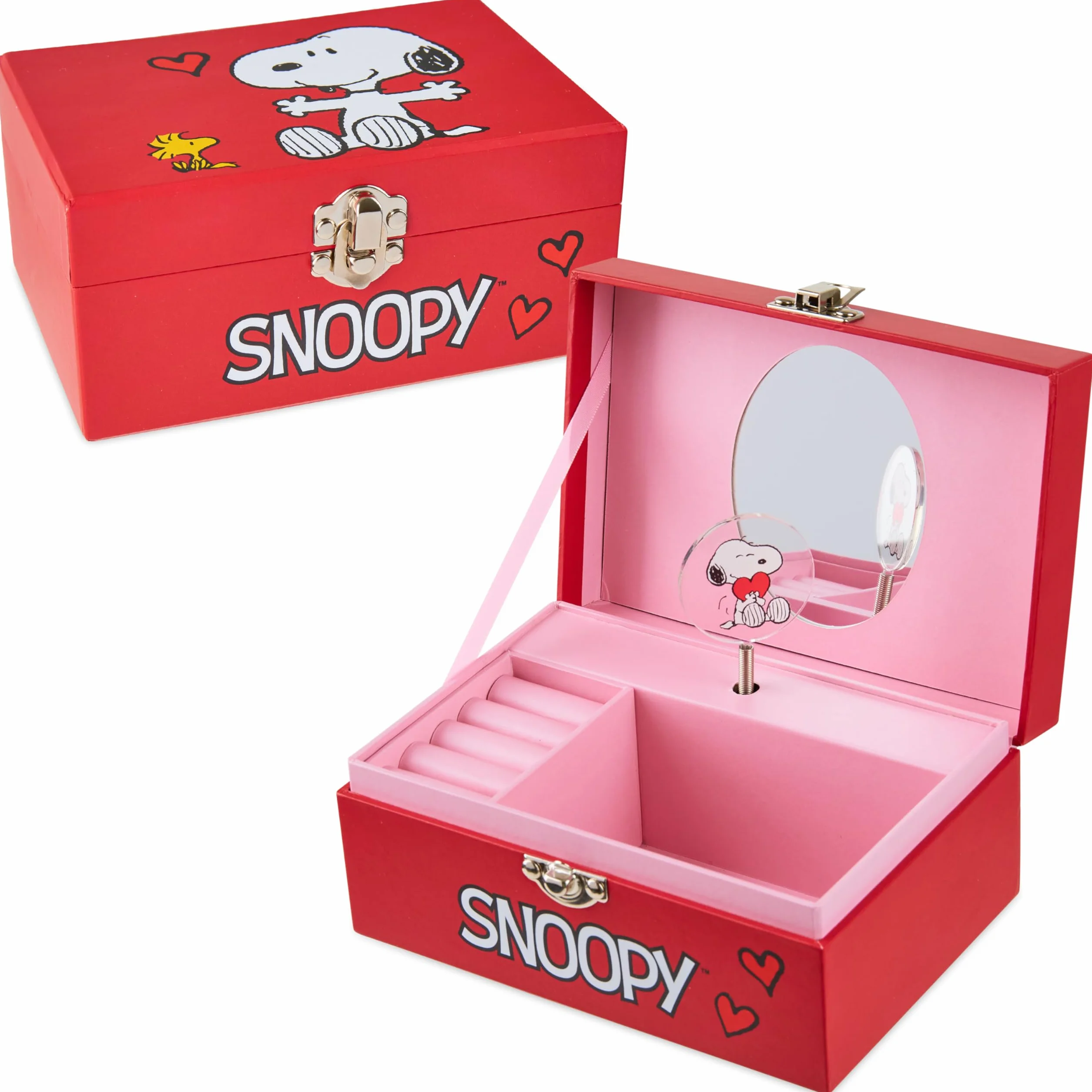 Peanuts Snoopy Caja de Joyería Musical para Niñas