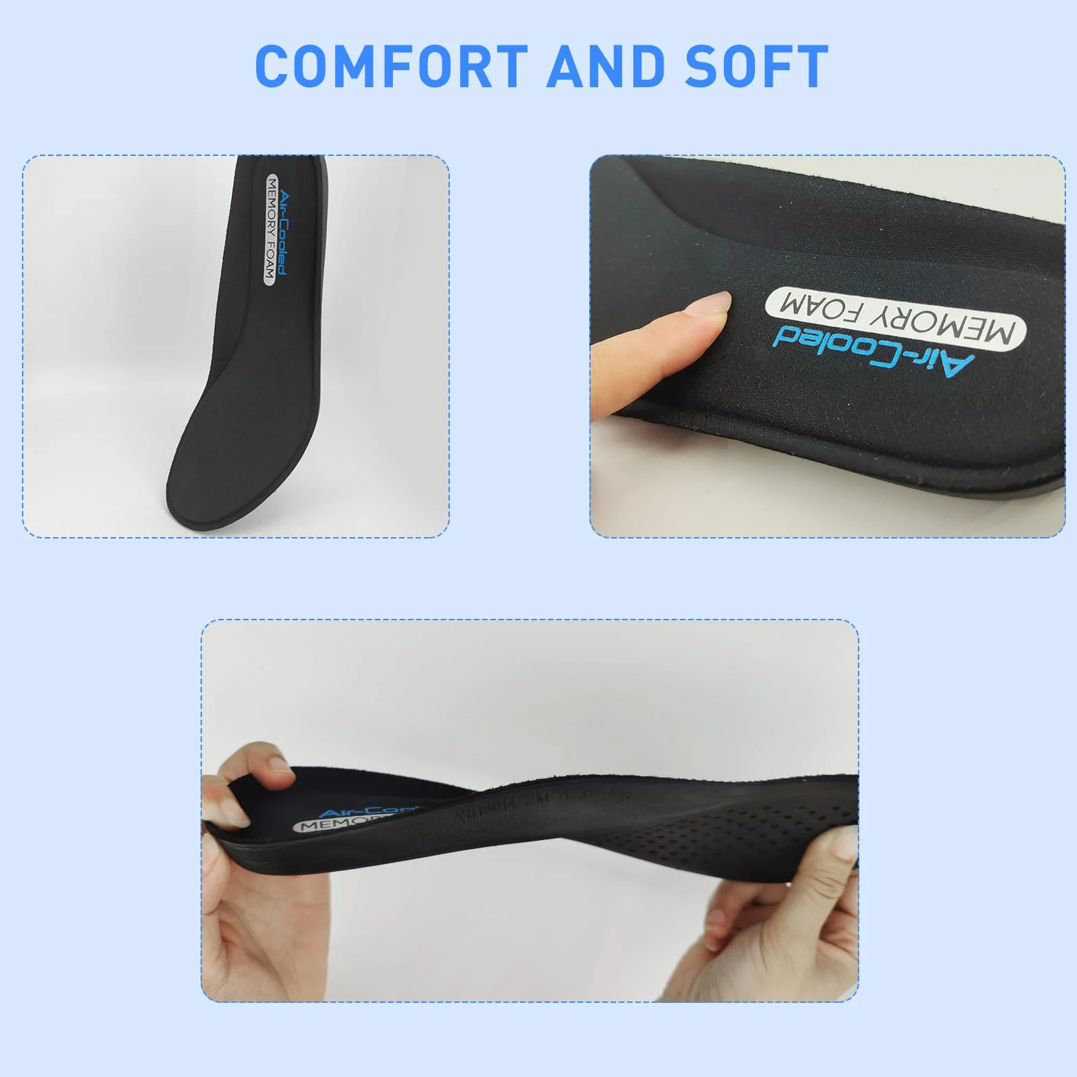 Plantillas Memory Foam para Skechers Hombre, Insertos de Repuesto Suaves