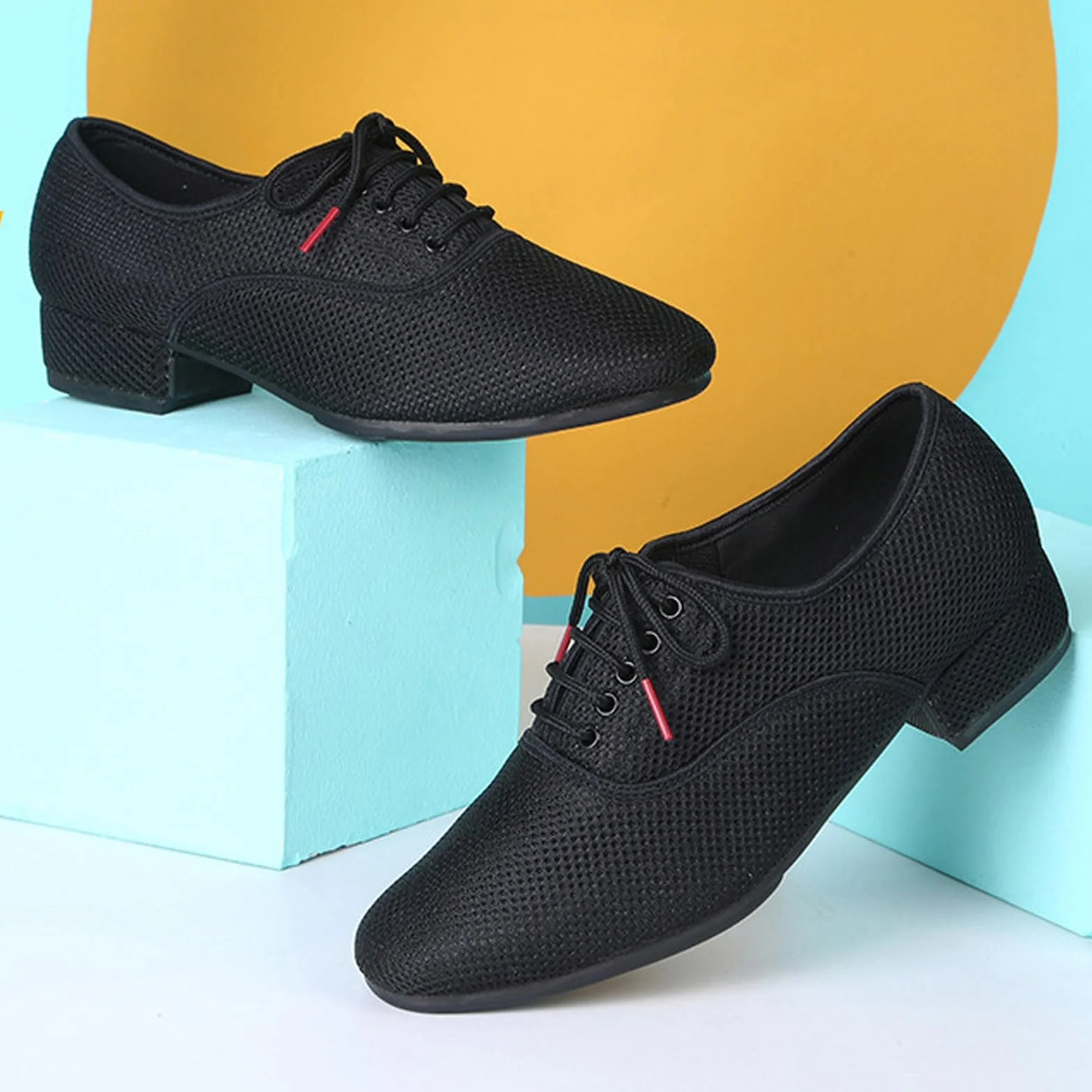 Zapatos de Baile Latino para Hombre con Cordones, Clásicos Modernos