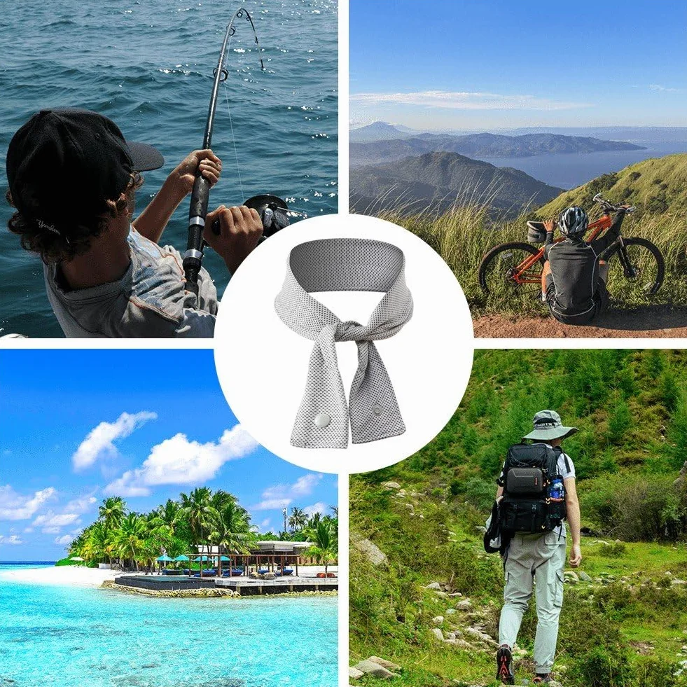 Pañuelo Refrescante para Cuello, Toalla para Secar Sudor, Bandana Refrescante para Cuello, Accesorios Deportivos De Verano para Mujeres Y Hombres