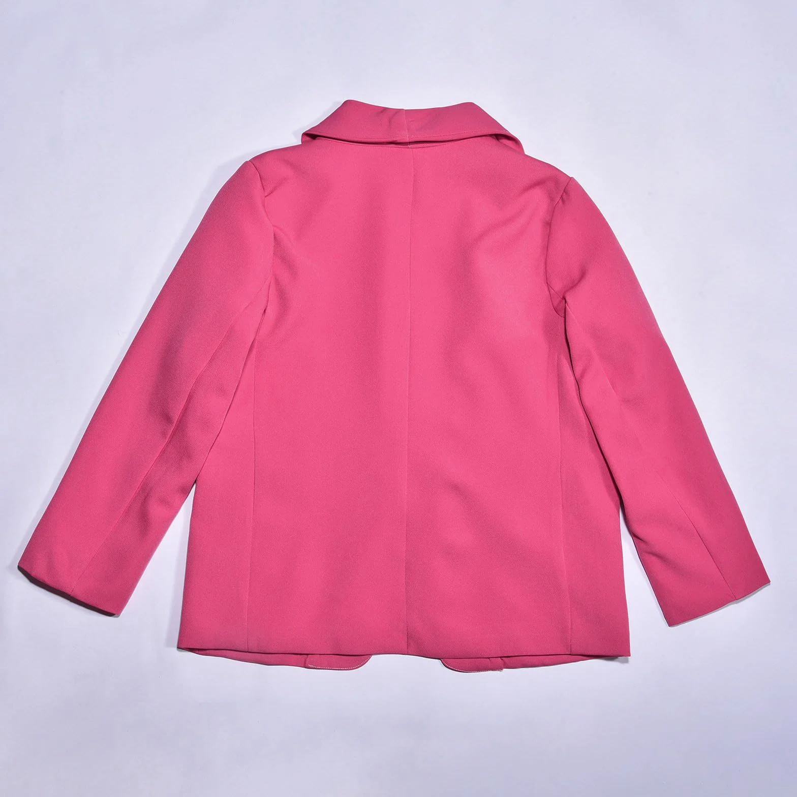 Chaqueta de traje formal con cuello chal para niñas, bolsillo interior, pantalones 140