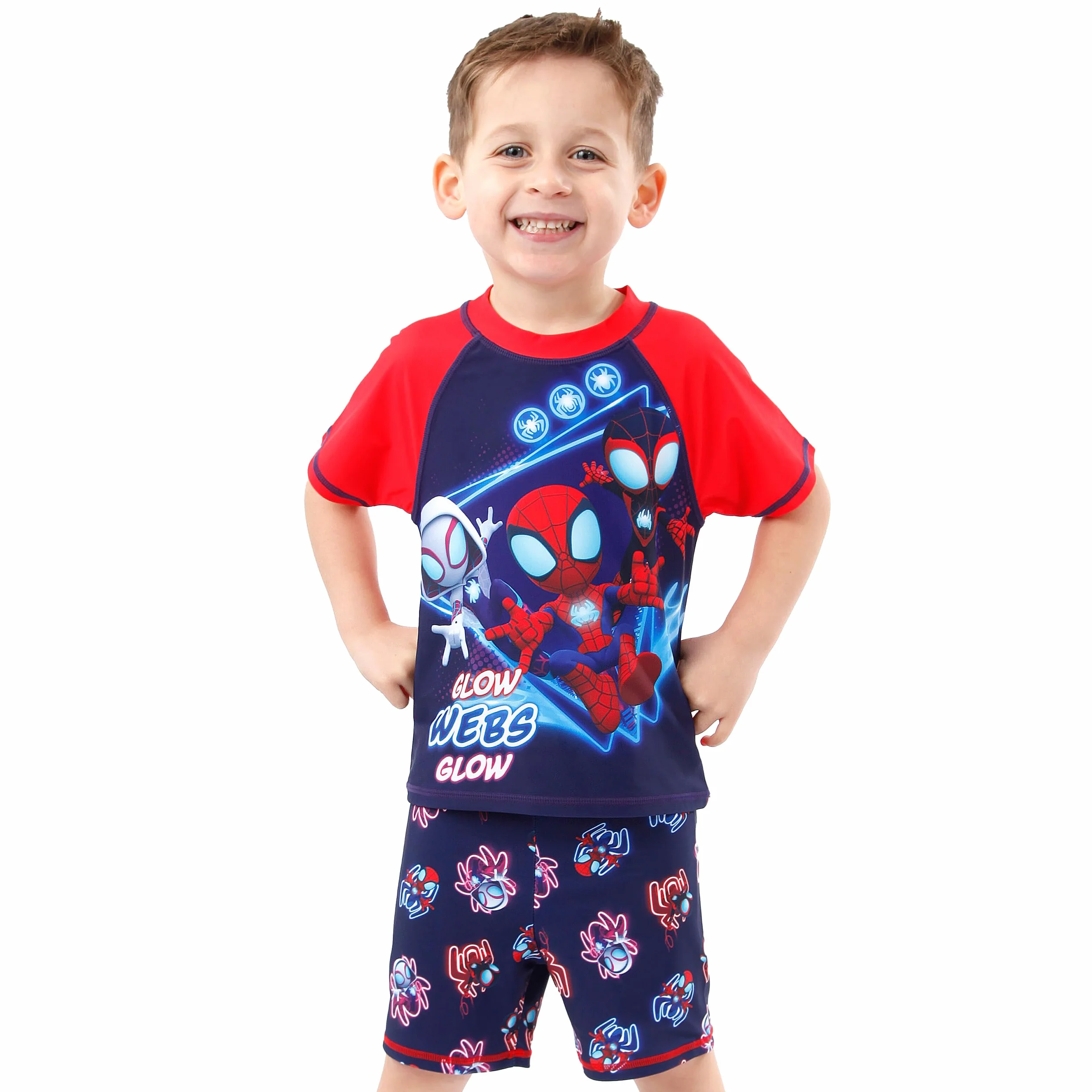 Marvel Conjunto de Baño Spidey and His Amazing Friends Bañador Niño 18 Meses-8 Años