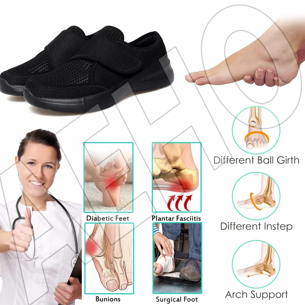 Zapatos Ortopedicos Mujer Ancho Especial Juanetes Diabéticos