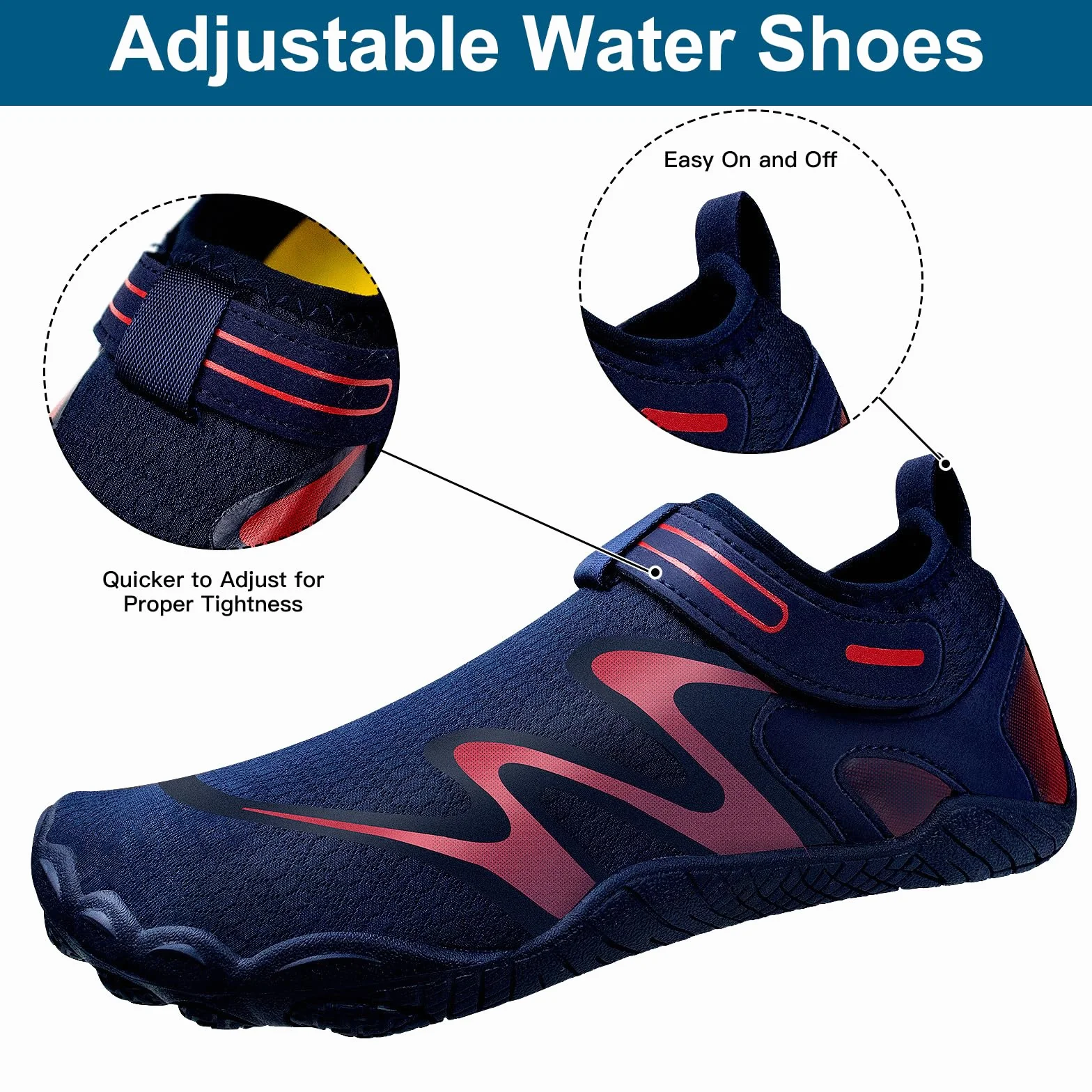 Zapatos Acuáticos para Mujeres, Zapatos de Surf de Playa Descalzos, Calcetines de Yoga de Secado Rápido