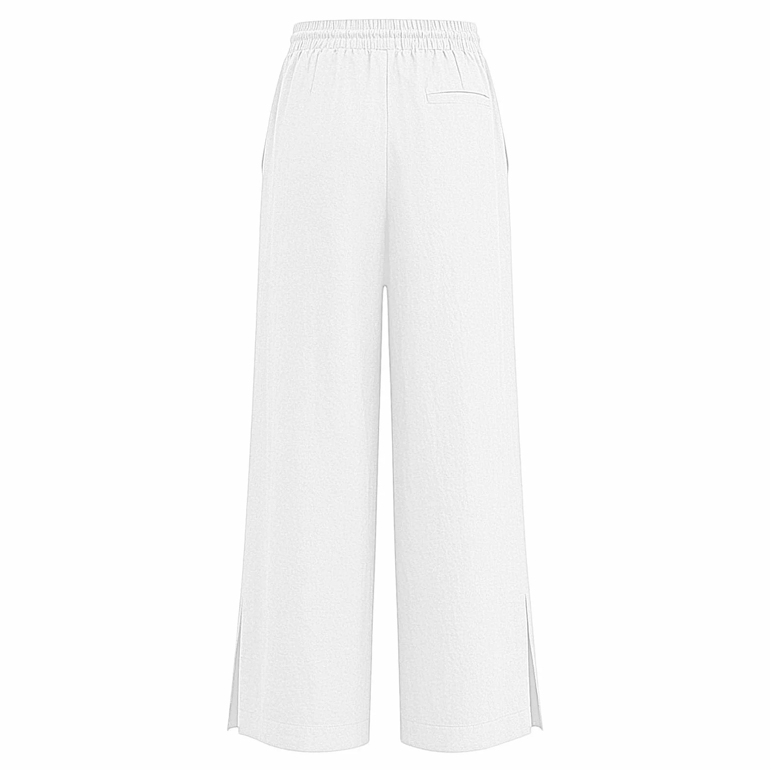 Pantalón de niña niño algodón Jogging liso cintura elástica 2-14 años