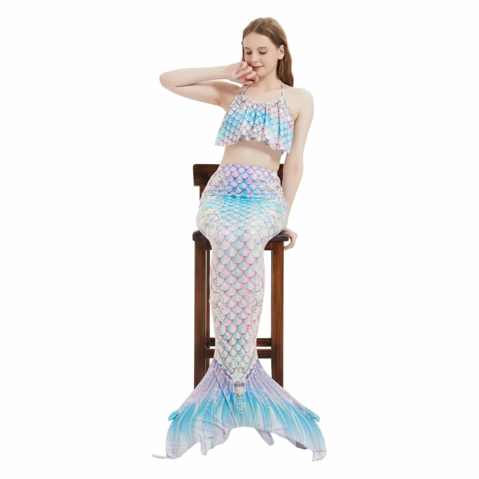Lindo Conjunto Niñas Secado Rápido Piscina Mar A-130