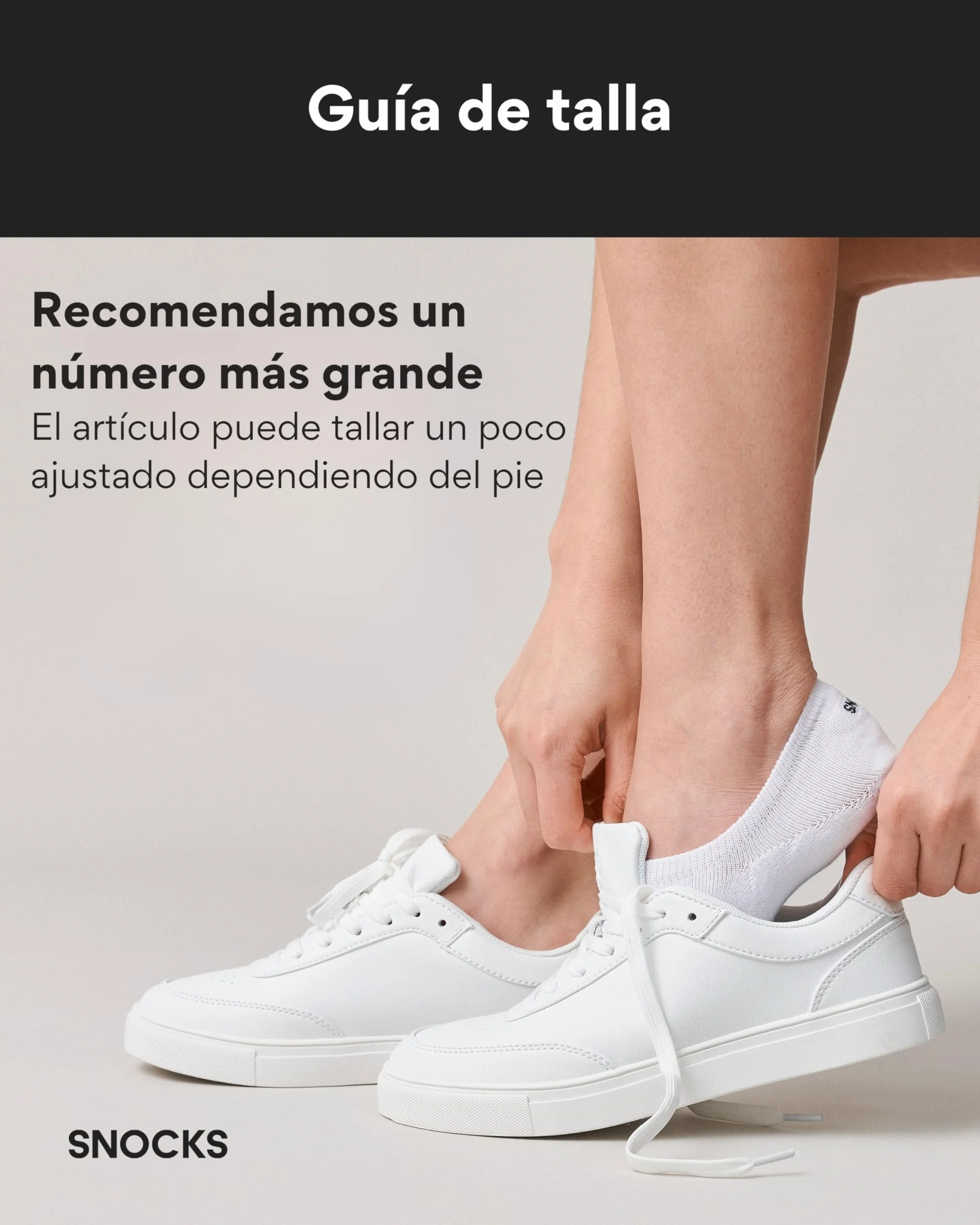 Snocks Calcetines Invisibles Algodón Orgánico Ultrasuaves Hombre Mujer Tallas 35-46