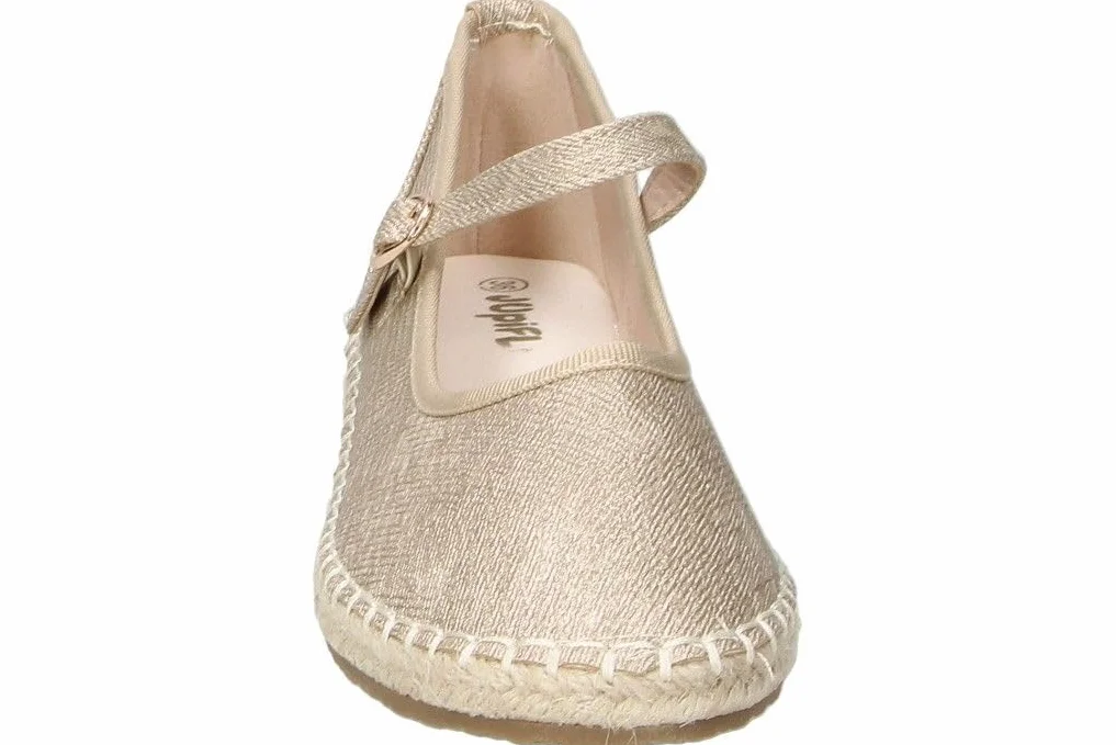 Alpargatas Niña con Brillos y Cierre de Hebilla Zapatos Elegante Fiesta 9036