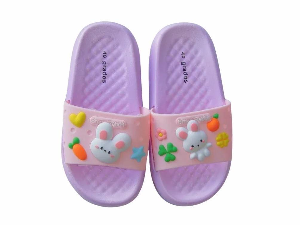 Chanclas Infantiles Pala Conejito 40º Grados Suela EVA Antideslizante Resistentes al Agua