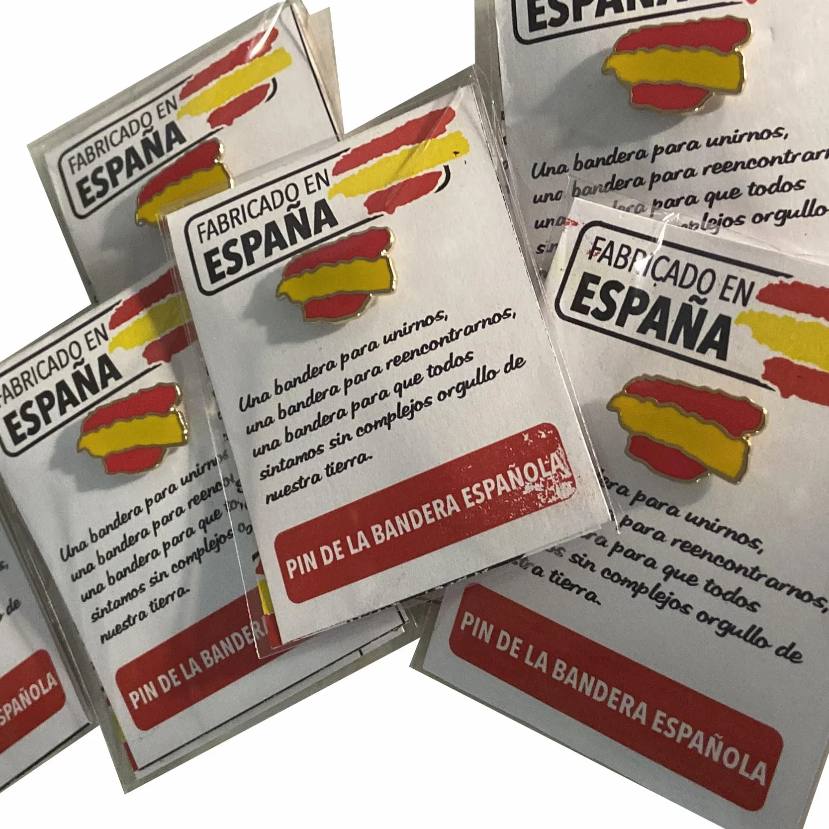 Pin bandera España trazos® 20x13mm diseño registrado