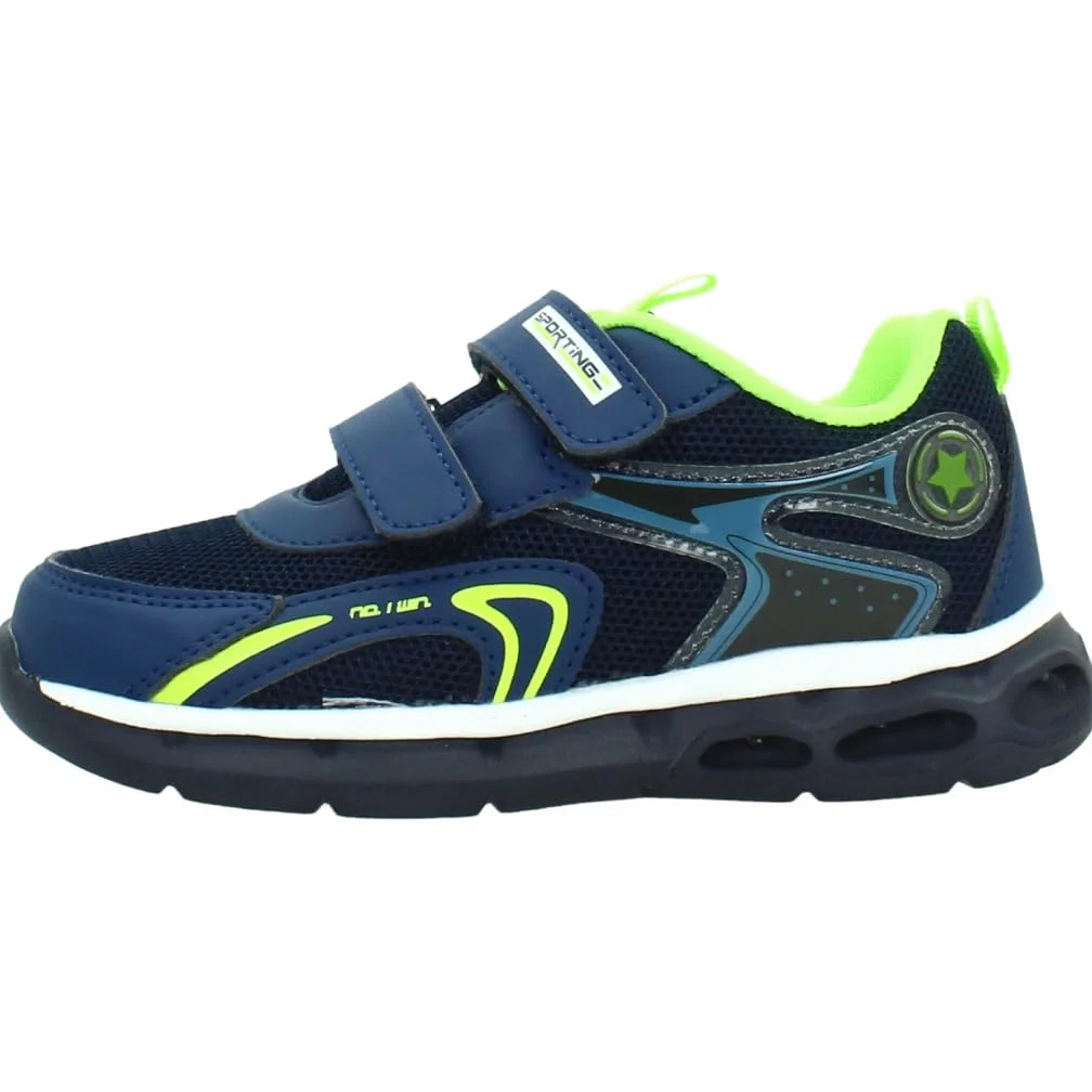 Chicco, Zapatos para Niños, Zapatos con Luces para Niños, Zapatillas con Doble Cierre, Designed in Italy