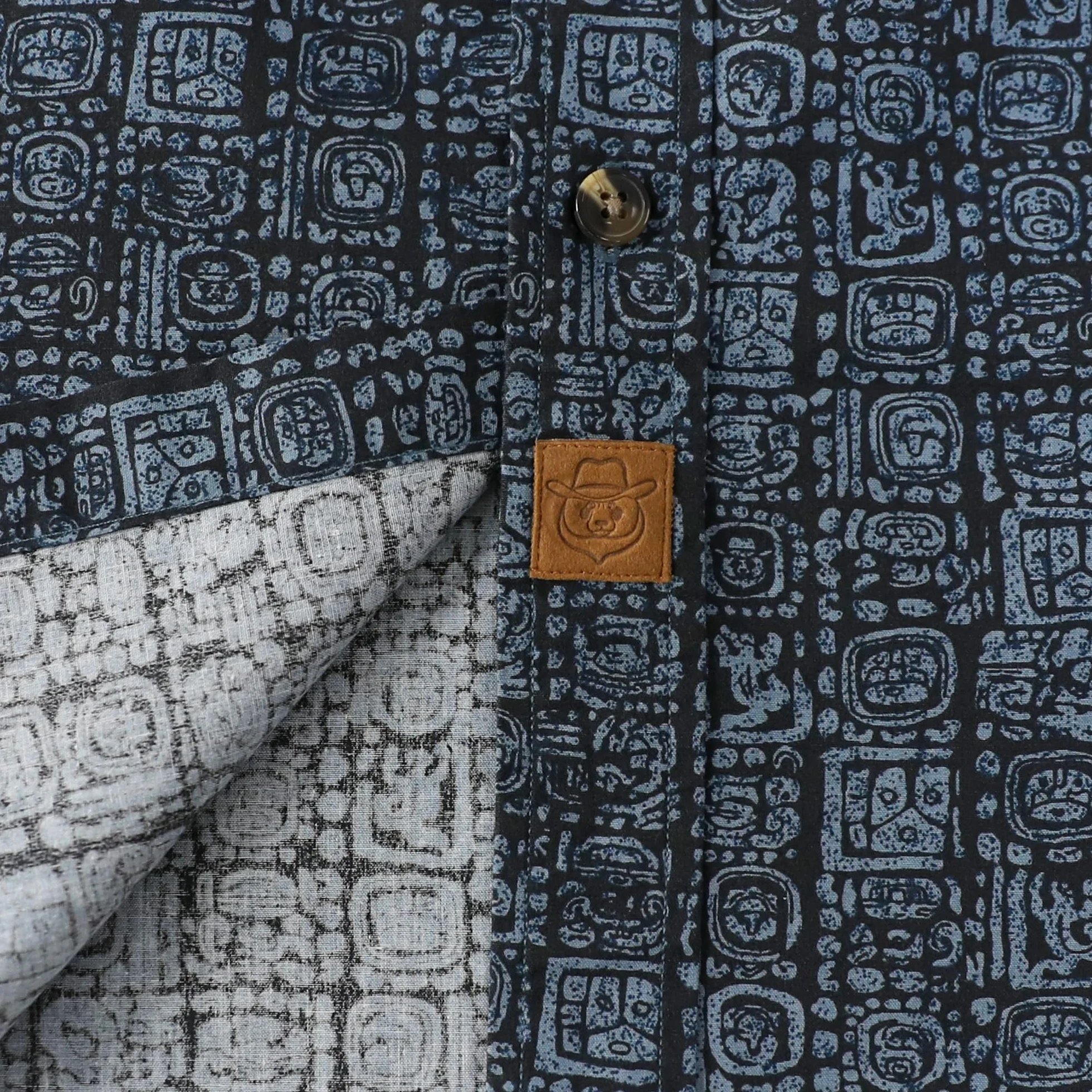 Dubinik Camisas Manga Corta Hombre Algodón A Cuadros Casual con Bolsillos